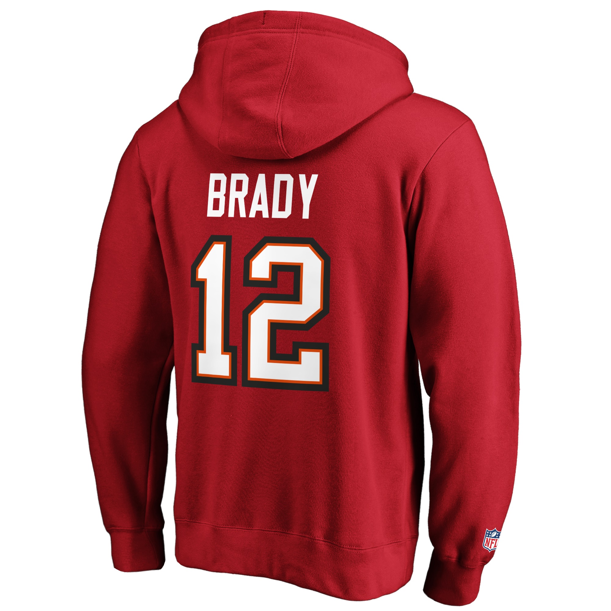 Tom Brady #12 Tampa Bay Buccaneers Iconic Name and Number Graphic Hoody Fanatics