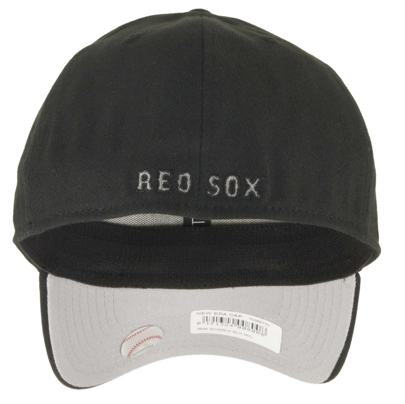 Boston Red Sox MLB Essential Black 39Thirty Stretch Cap New Era