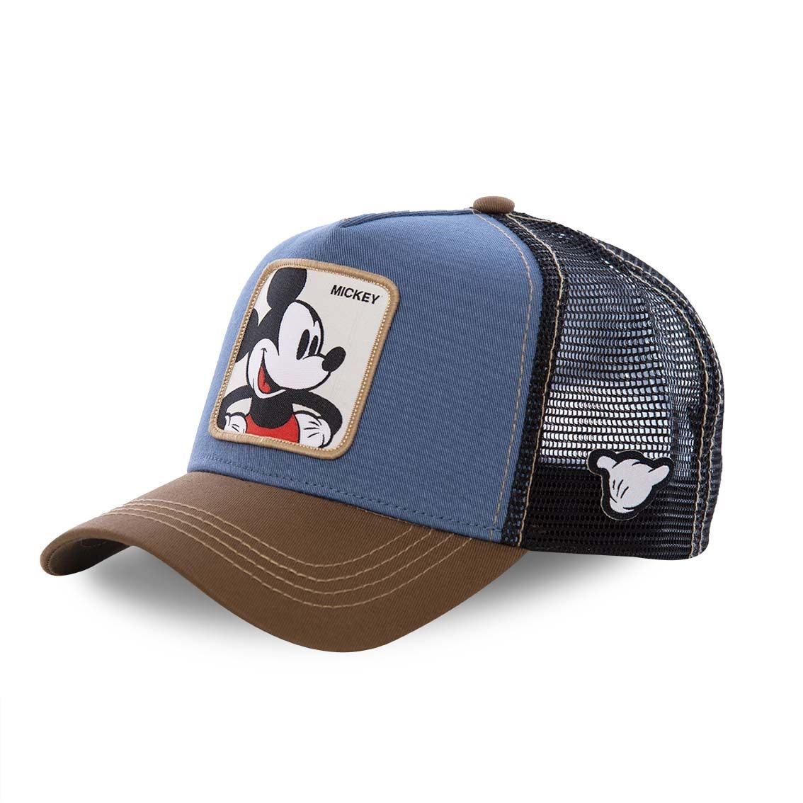 Mickey Mouse Walt Disney Blue Brown Trucker Cap Capslab