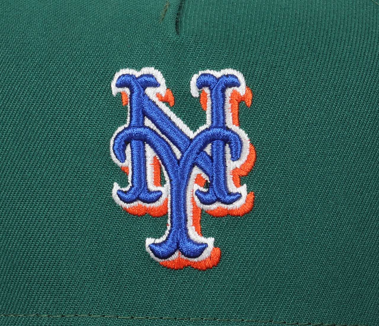 New York Mets MLB 25th Anniversary 1962-1986 Sidepatch Green Black Cord 9Forty A-Frame Snapback Cap New Era