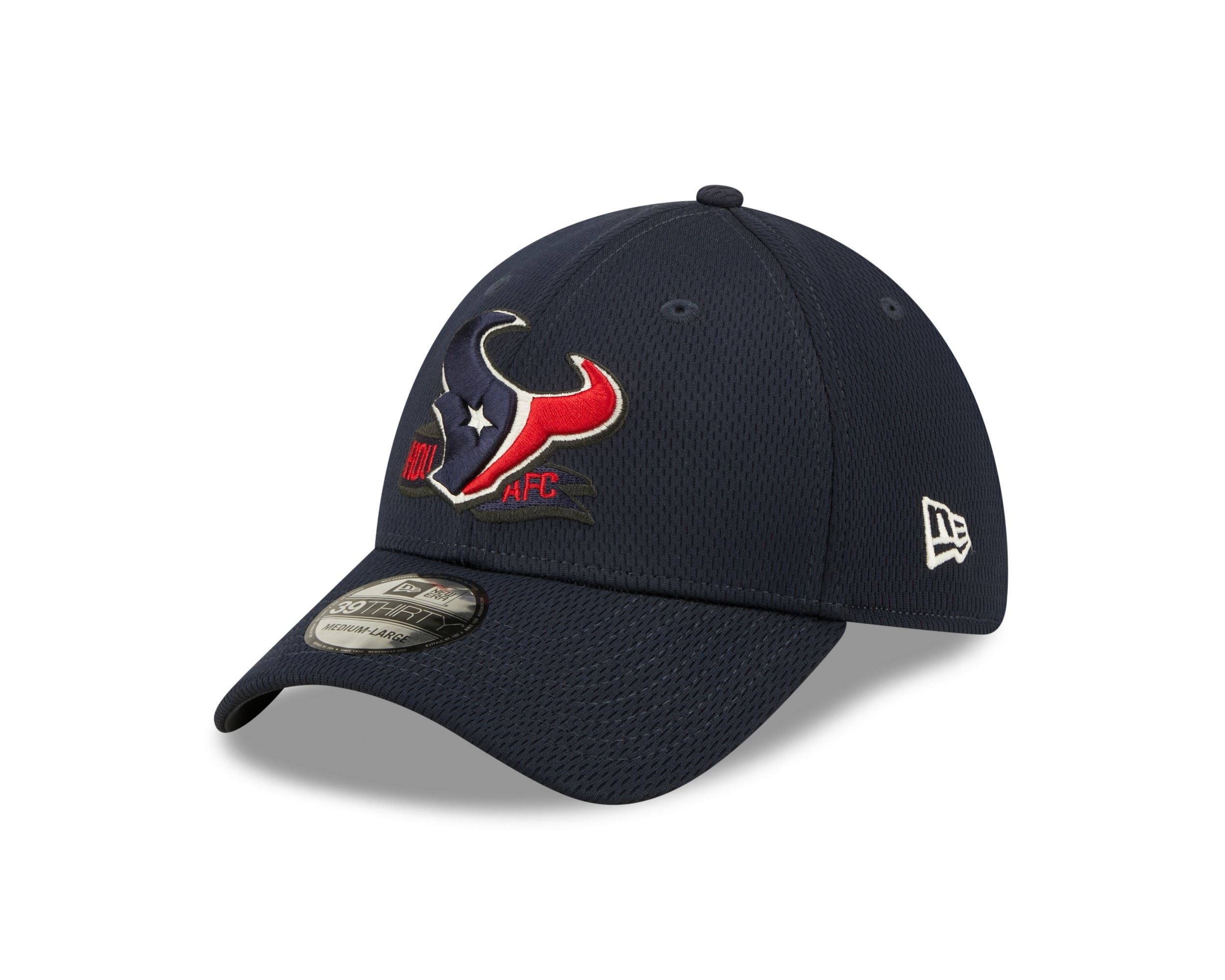 Houston Texans NFL 2022 Sideline Blue 39Thirty Stretch Cap New Era