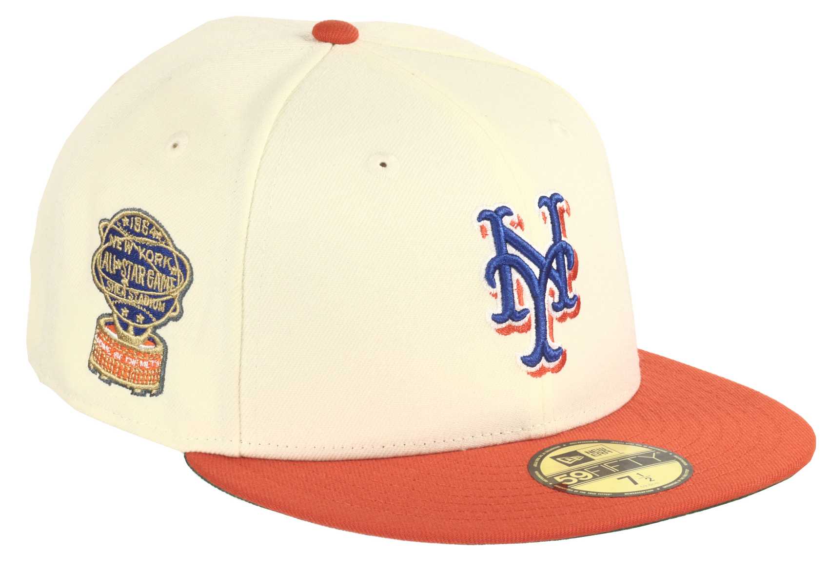New York Mets Creme White 59Fifty Basecap New Era