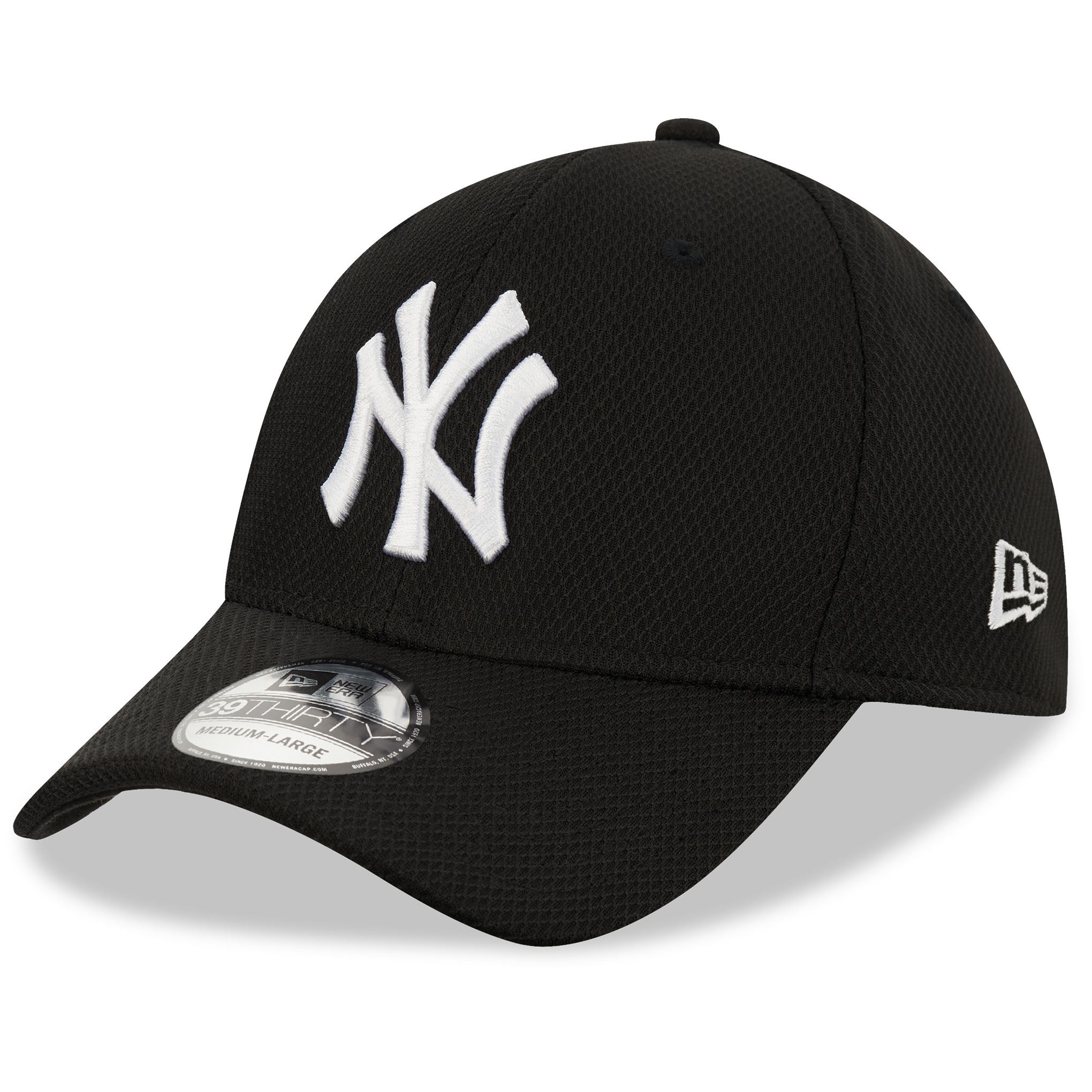 New York Yankees MLB Diamond Era Schwarz 39Thirty Stretch Cap New Era