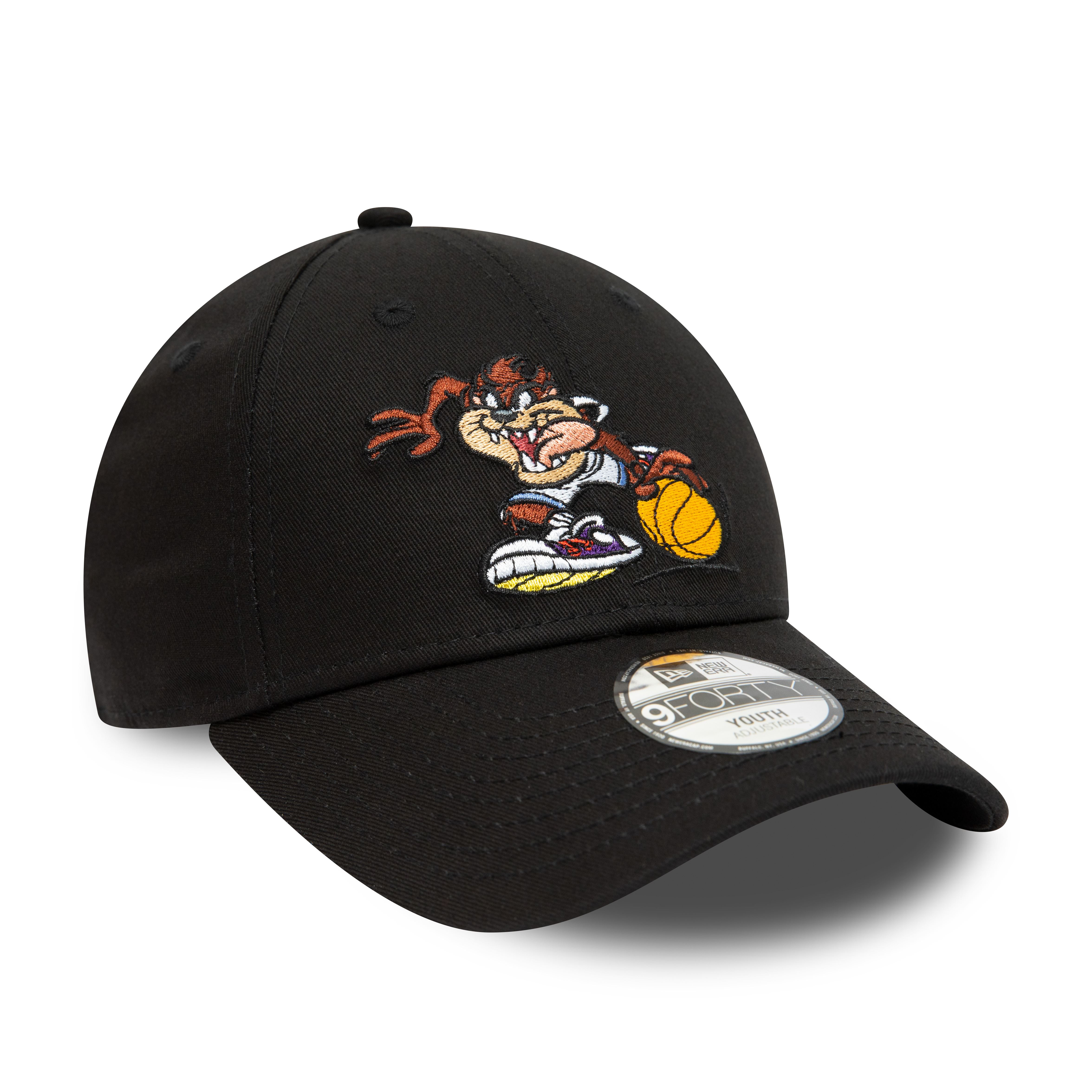 Taz Looney Tunes Character Sporty Black 9Forty Adjustable Cap for Kids New Era