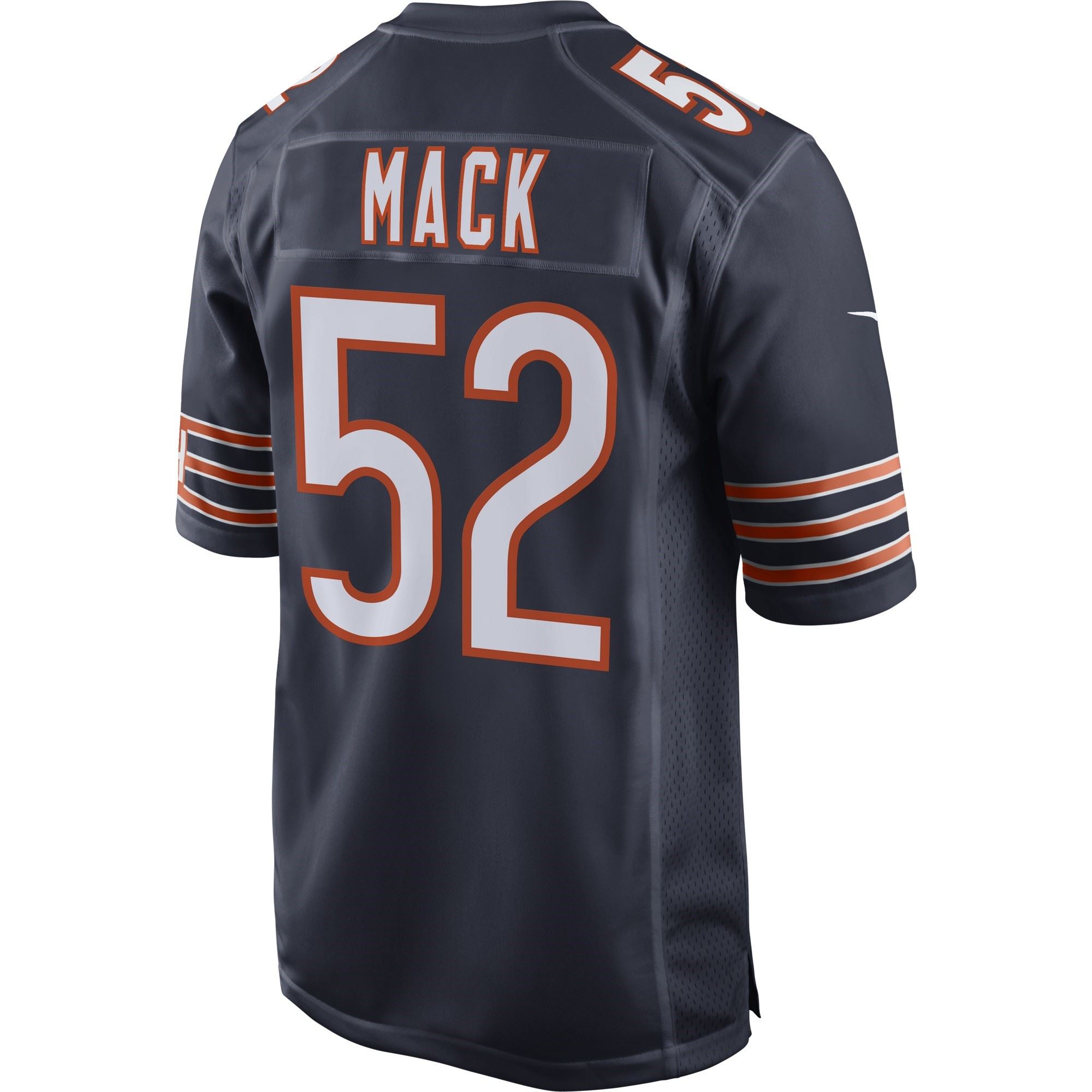 Khalil Mack #52 Chicago Bears NFL Jersey Game Team Colour Jersey Nike