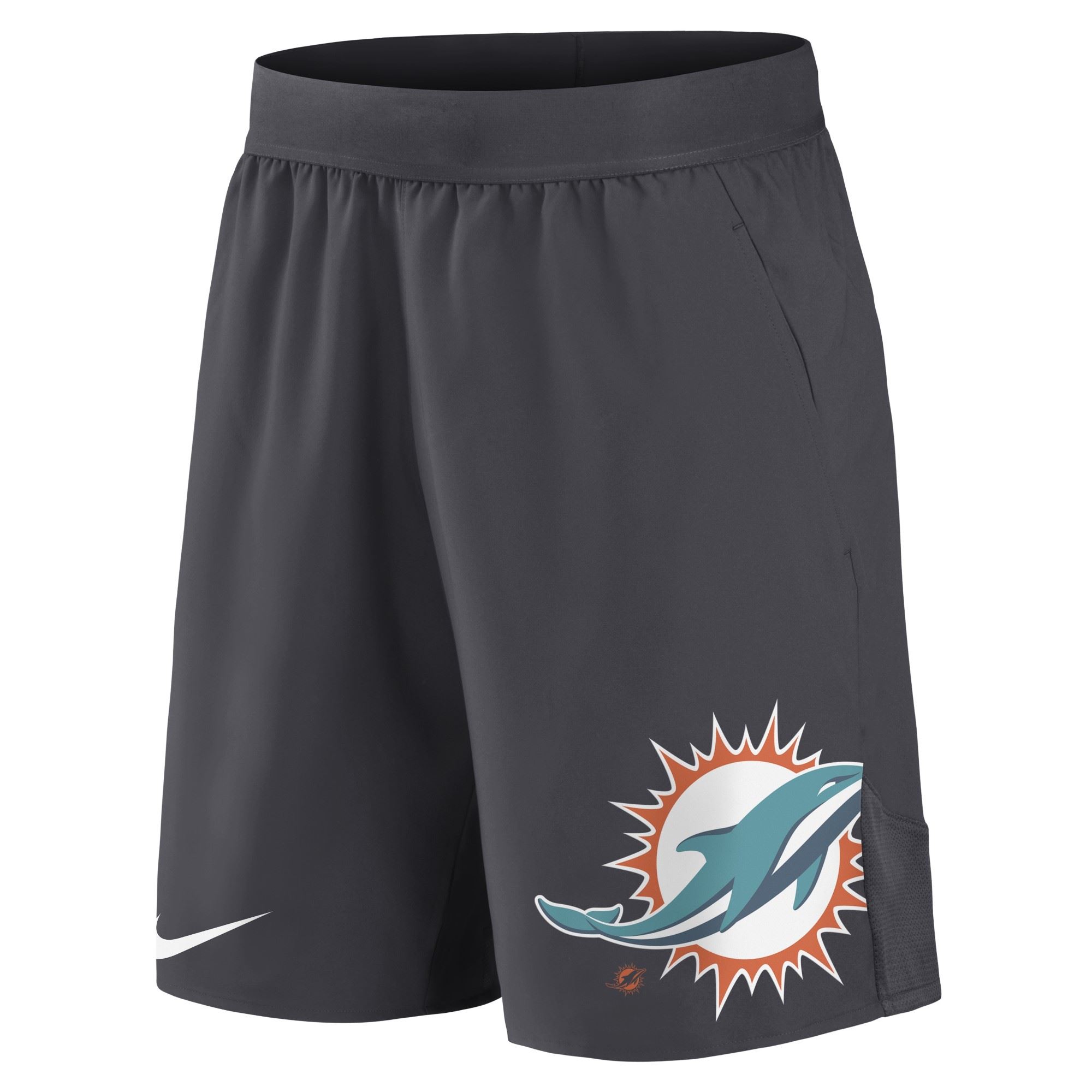 Miami Dolphins NFL Stretch Woven Short Anthracite Hose Nike