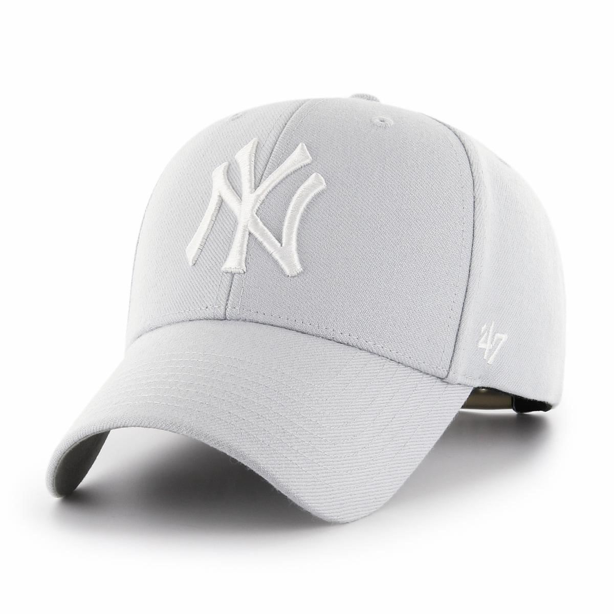 New York Yankees Steel Grey MLB Most Value P. Snapback Cap '47