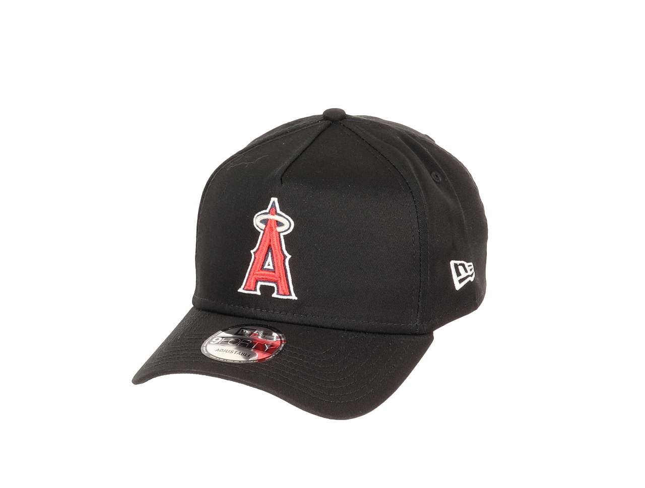  Anaheim Angels MLB Evergreen Black Team 9Forty A-Frame Snapback Cap New Era