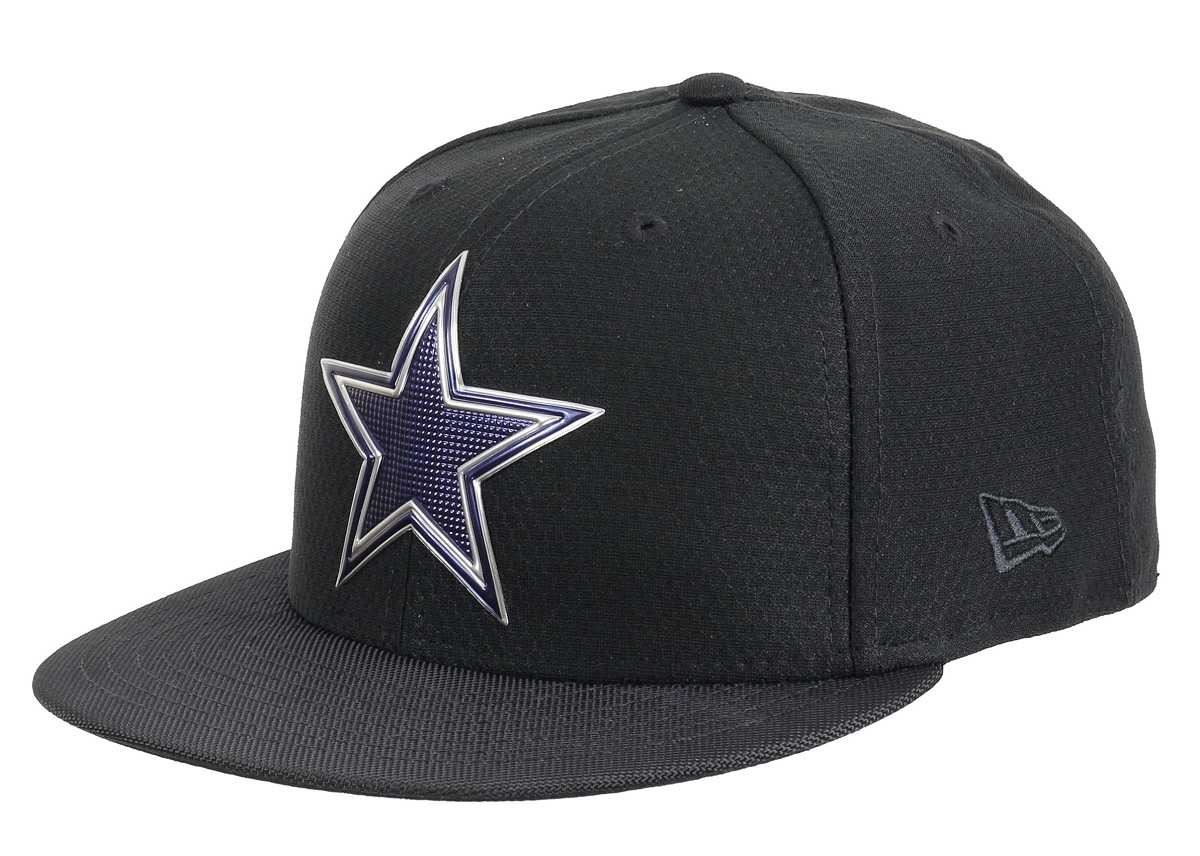 Dallas Cowboys NFL 2017 Black Collection 59Fifty Cap New Era