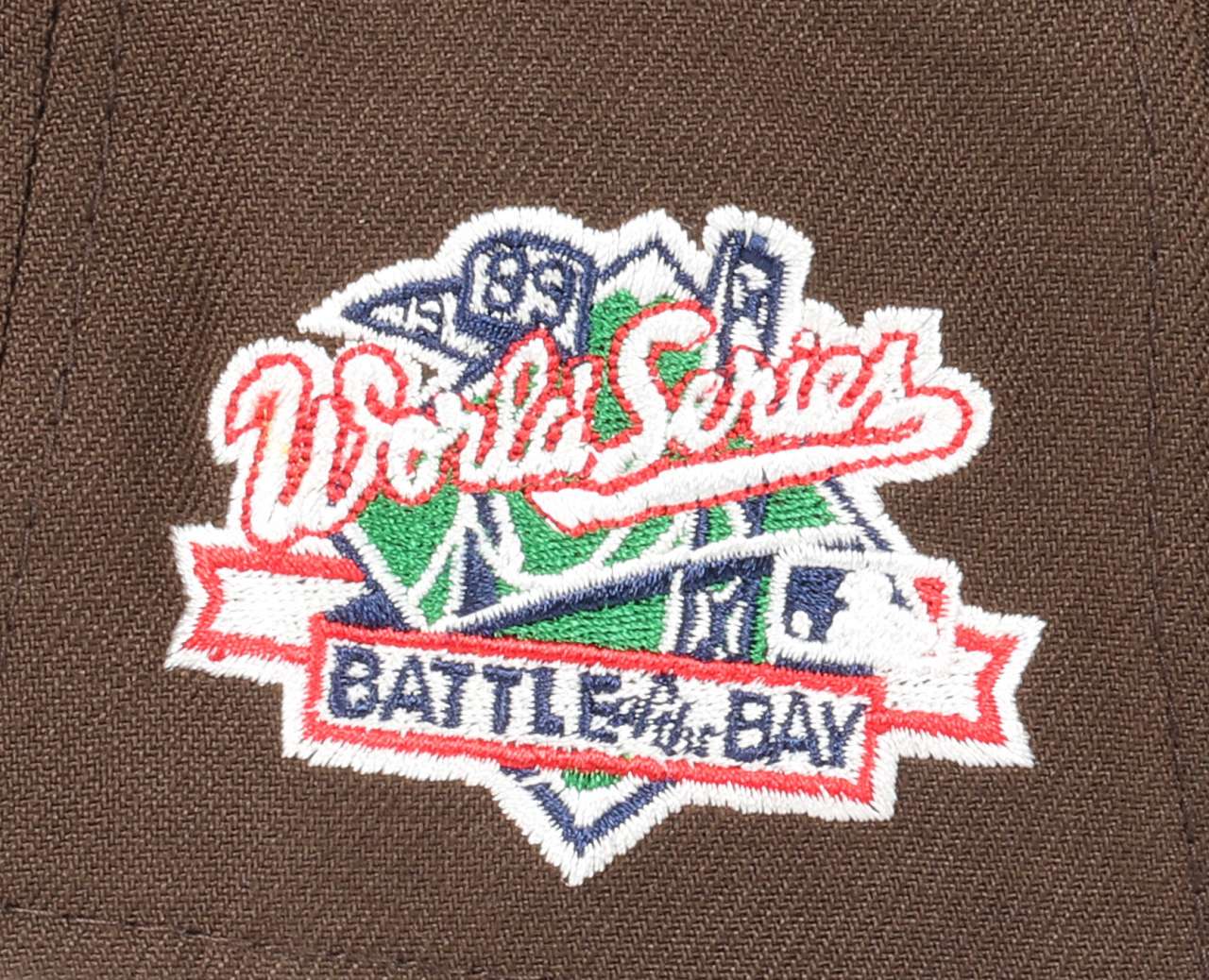 Oakland Athletics MLB World Series 1989 Battle of the Bay Sidepatch Walnut 9Forty A-Frame Snapback Cap New Era