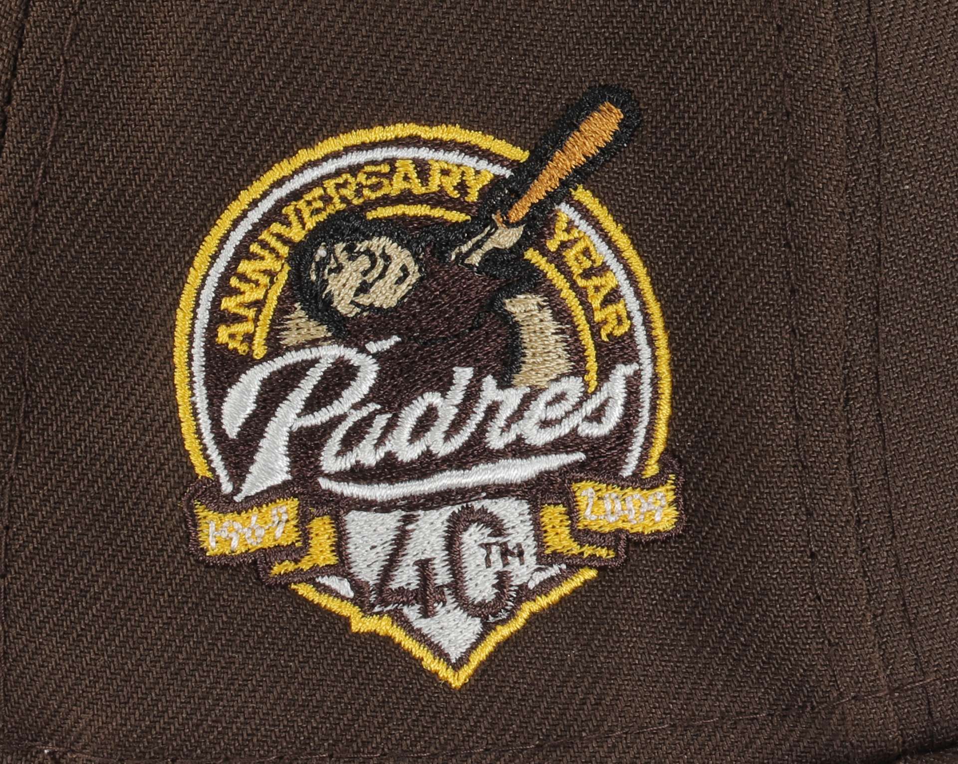 San Diego Padres MLB Sidepatch 40th Anniversary Walnut 59Fifty Basecap New Era