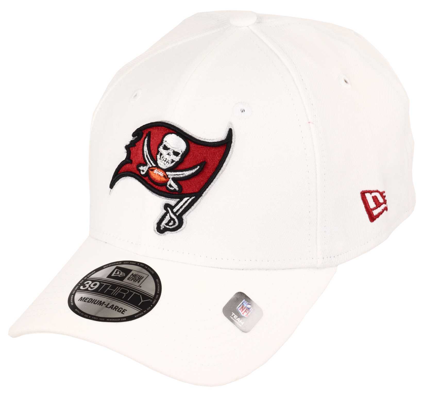 Tampa Bay Buccaneers NFL Core Edition White 39Thirty Stretch Cap New Era
