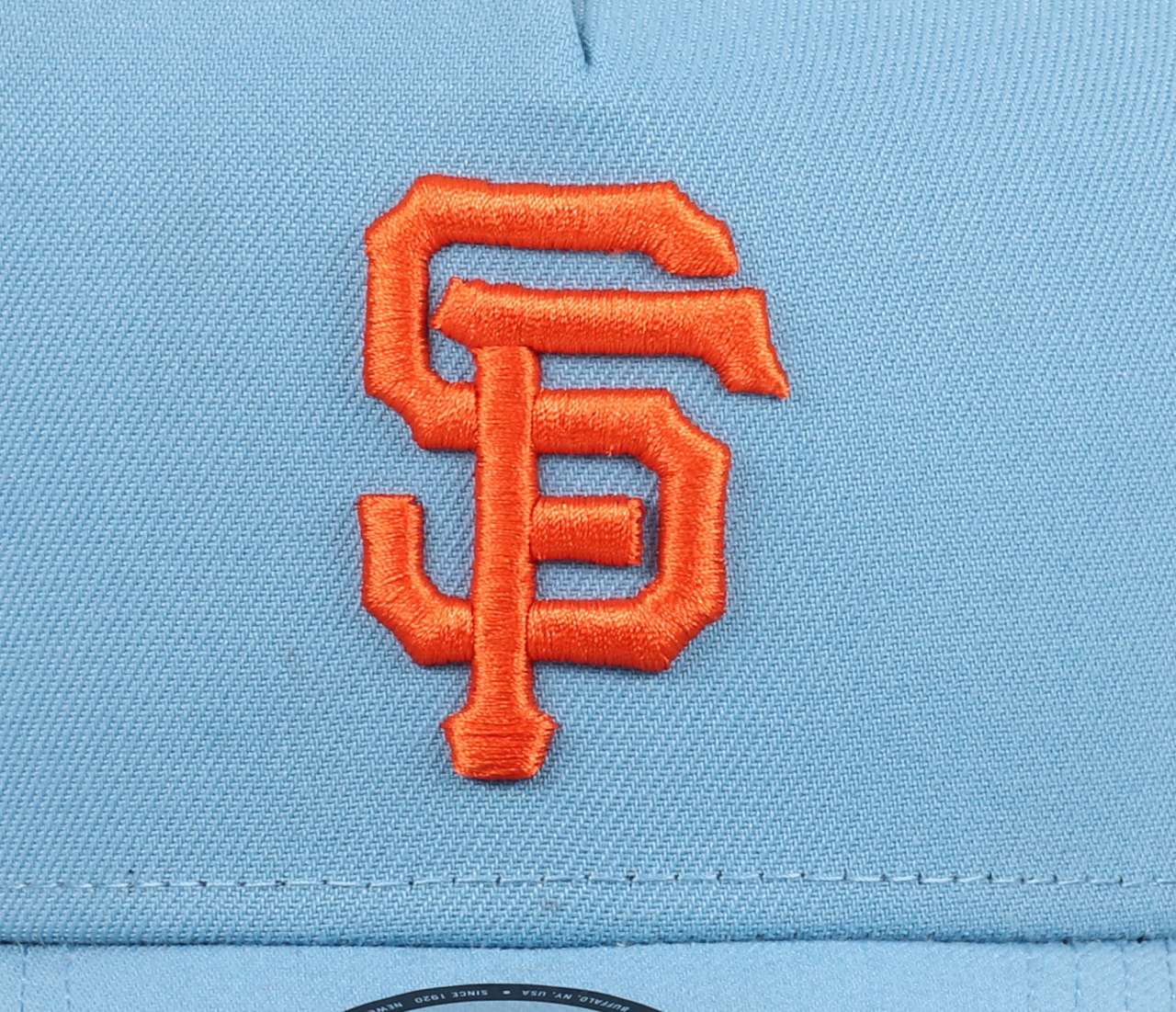 San Francisco Giants MLB Cooperstown Sky Blue 9Forty A-Frame Snapback Cap New Era