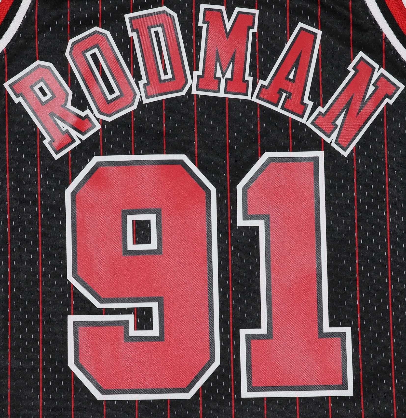 Dennis Rodman #91 Chicago Bulls NBA Kids Swingman Alternate Jersey Mitchell & Ness