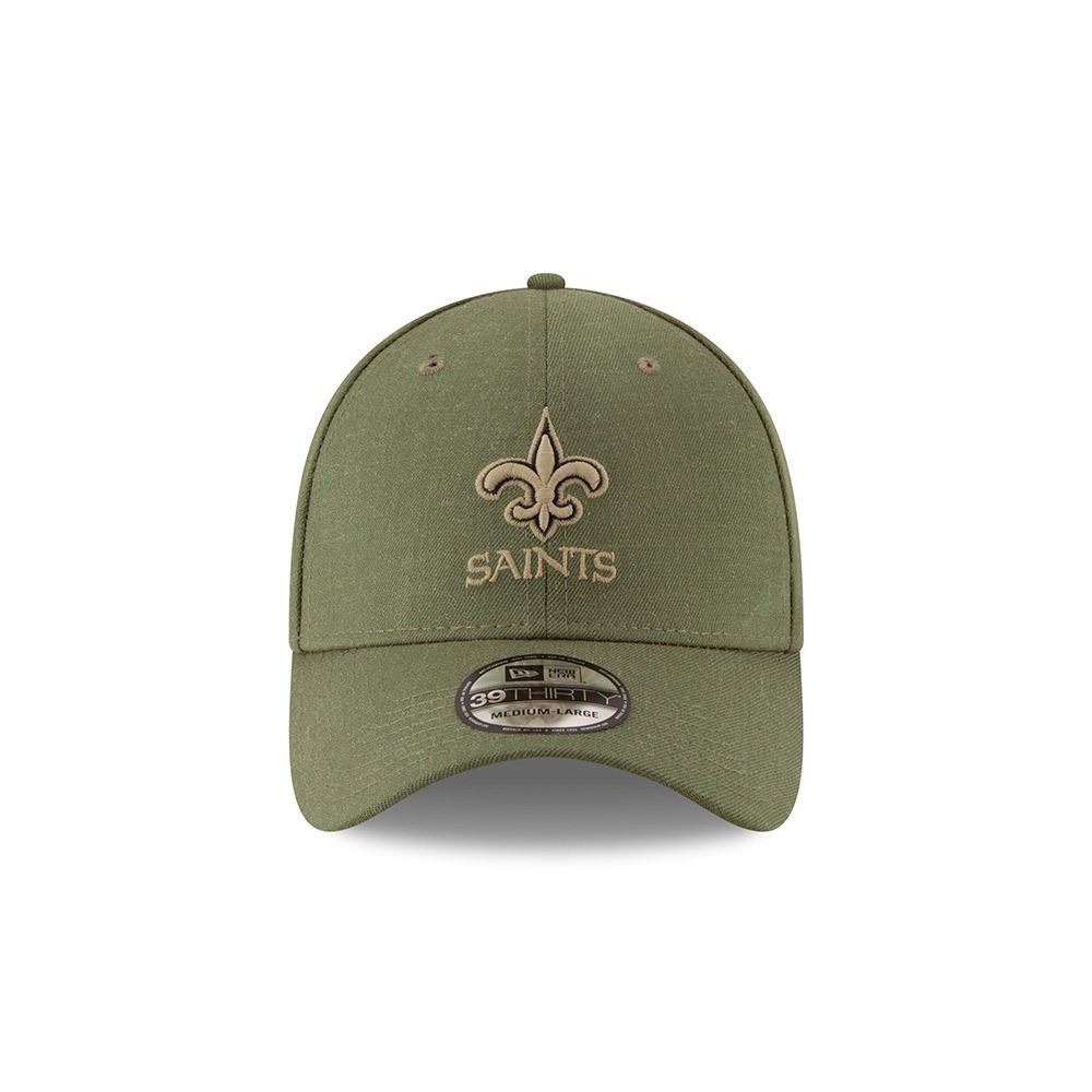 New Orleans Saints On Field 2018 Salute To Service 39Thirty Cap New Era