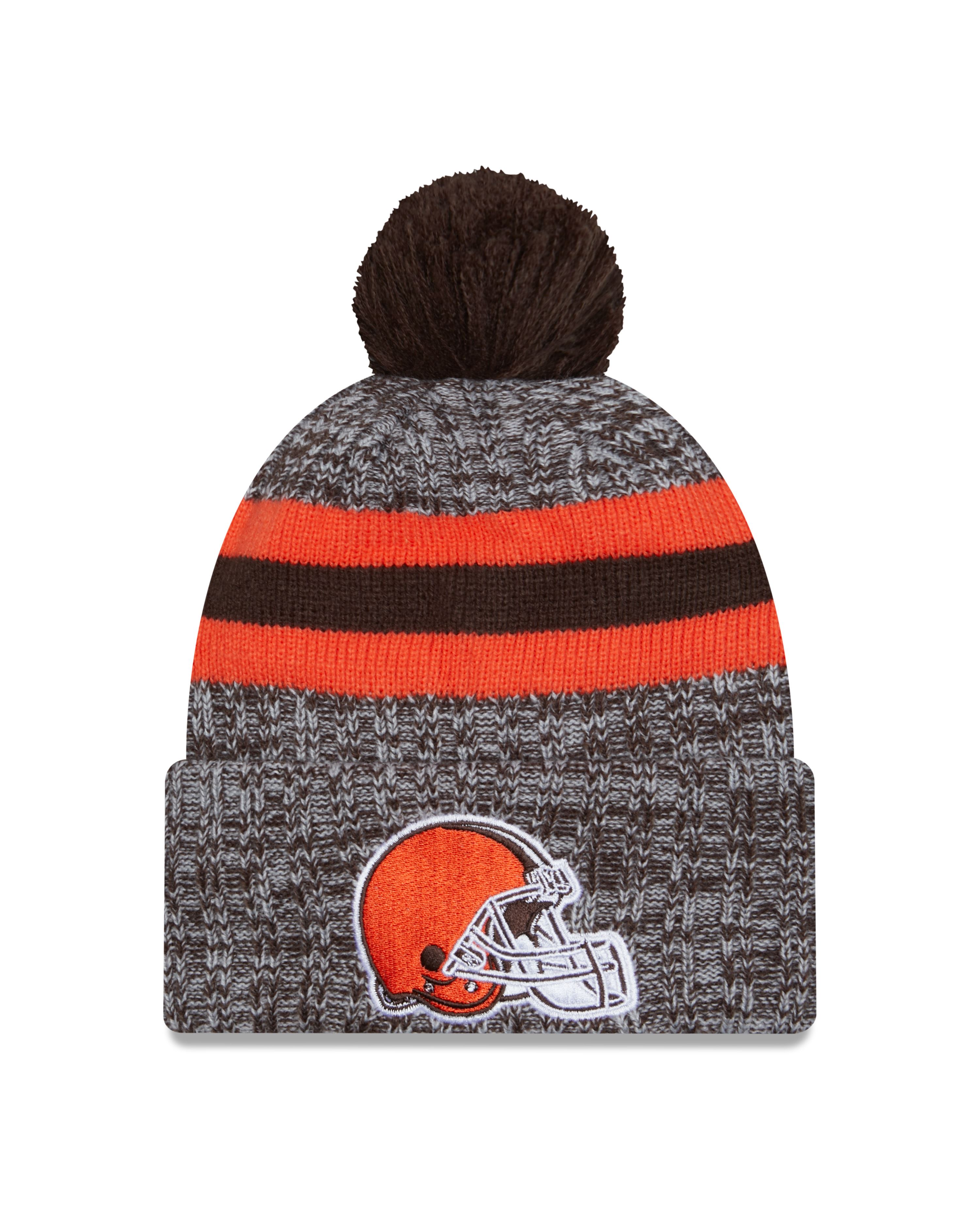 Cleveland Browns NFL 2023  Sideline Sport Knit OTC Brown Orange Beanie New Era