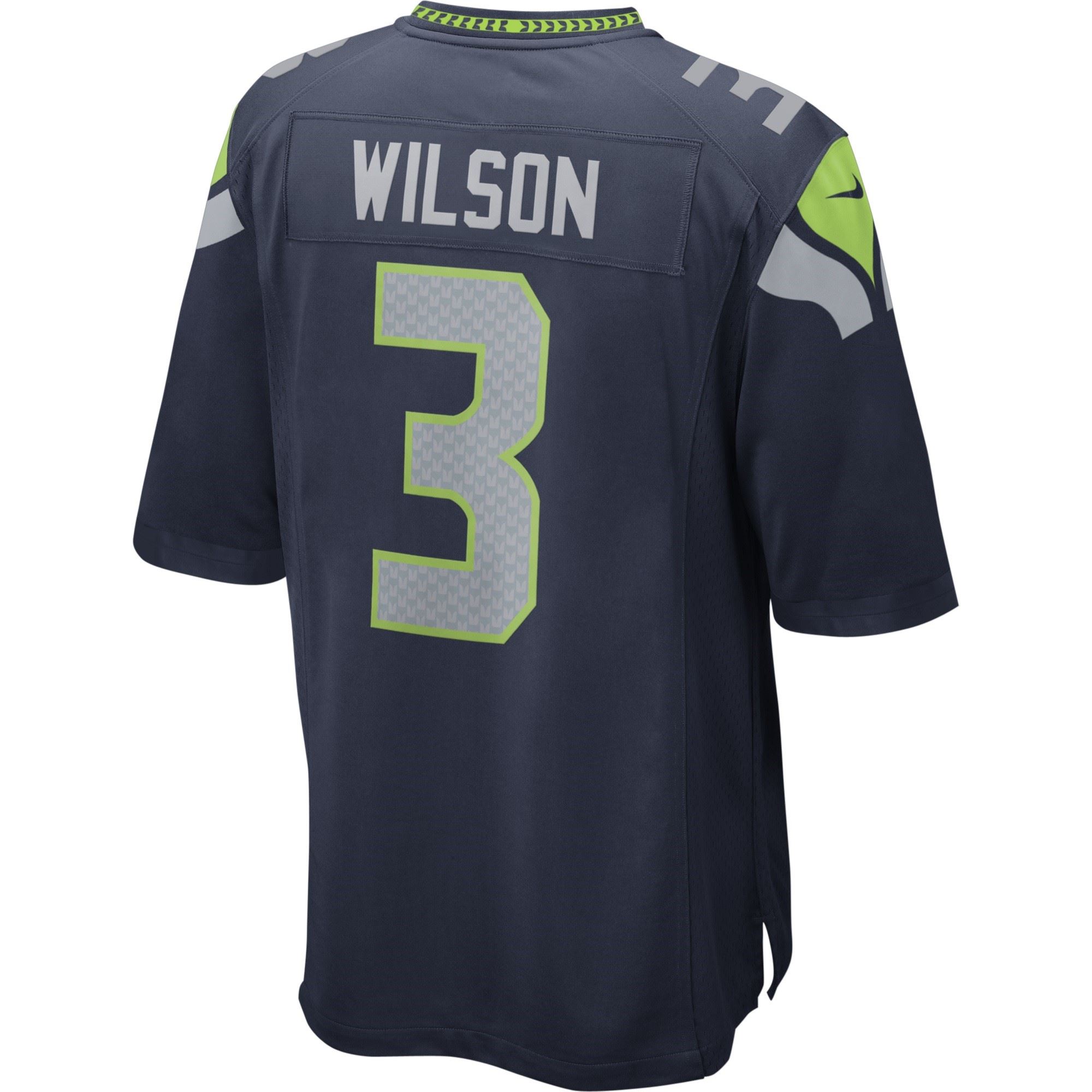 Russell Wilson #3 Seattle Seahawks NFL Game Team Colour Jersey Nike