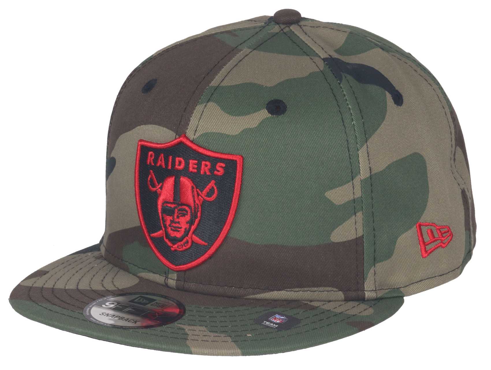 Las Vegas Raiders Camouflage Base Green 9Fifty Snapback Cap New Era