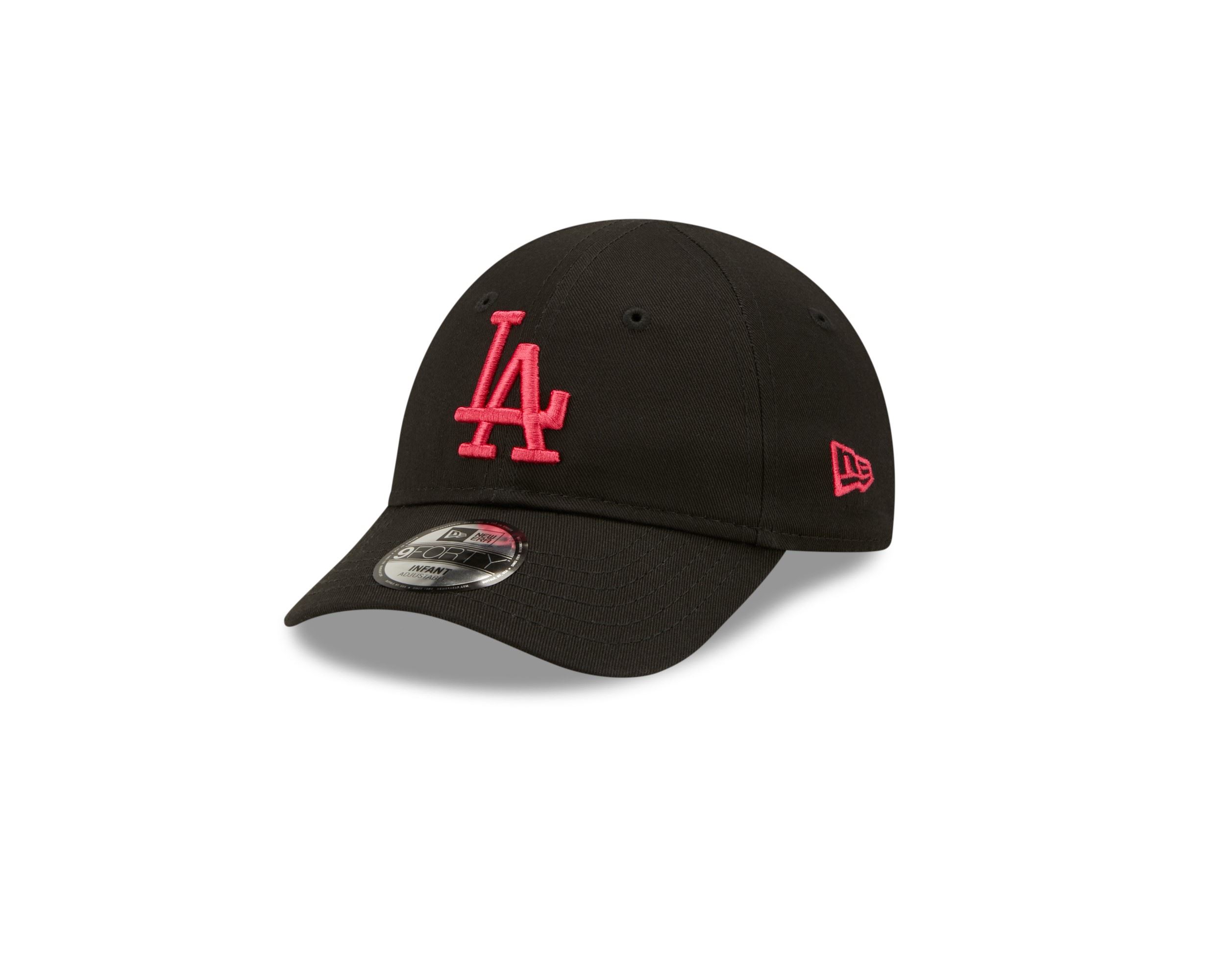Los Angeles Dodgers MLB League Essential Black Bright Red 9Forty Infant Cap New Era