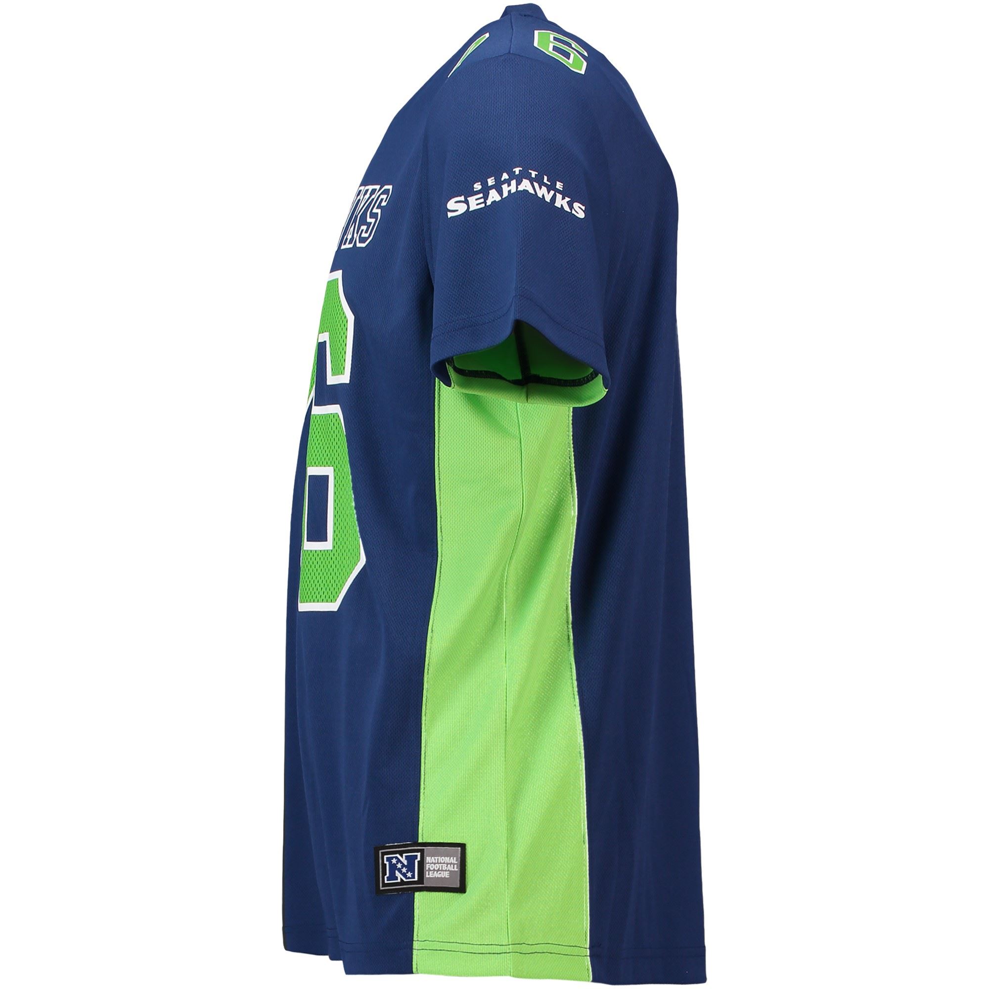 Seattle Seahawks NFL Players Poly Mesh Green T-Shirt Fanatics