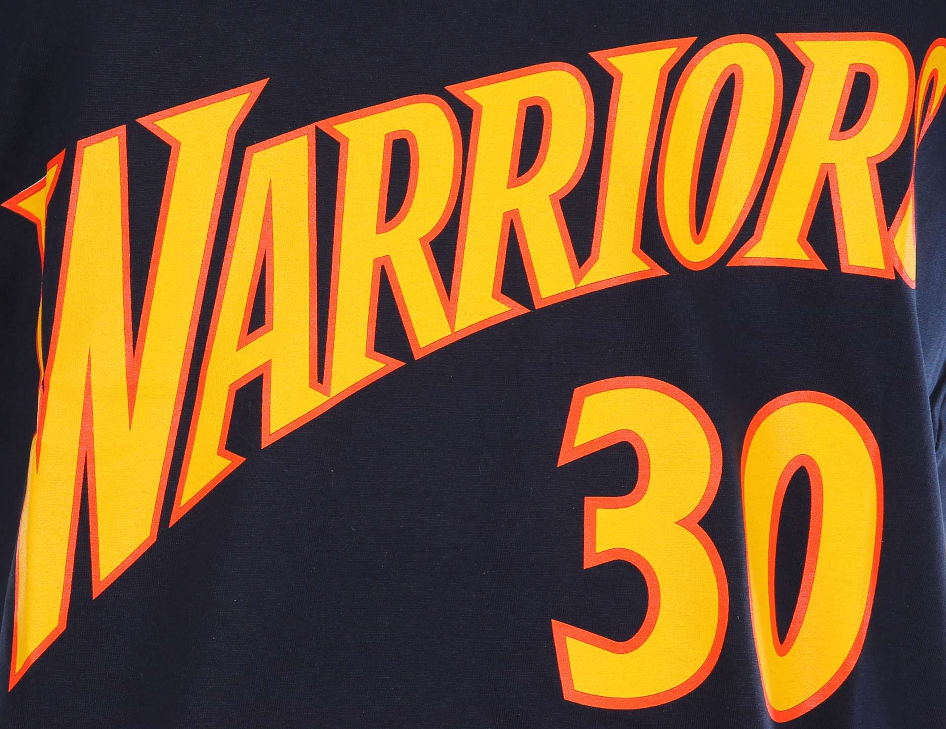 Stephen Curry #30 Golden State Warriors Navy NBA Name and Number Tee T-Shirt Mitchell & Ness
