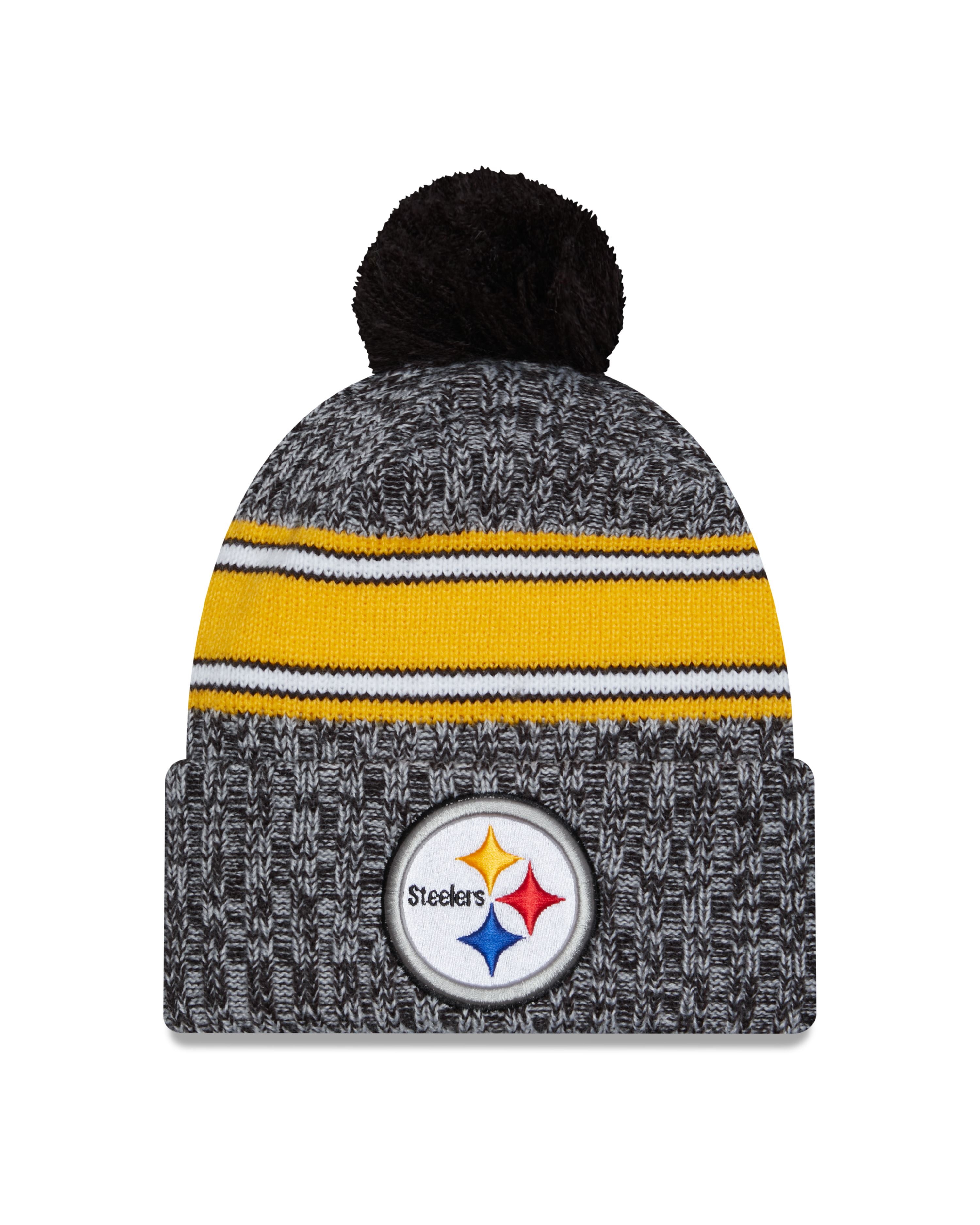 Pittsburgh Steelers NFL 2023  Sideline Sport Knit OTC Black Yellow Beanie New Era