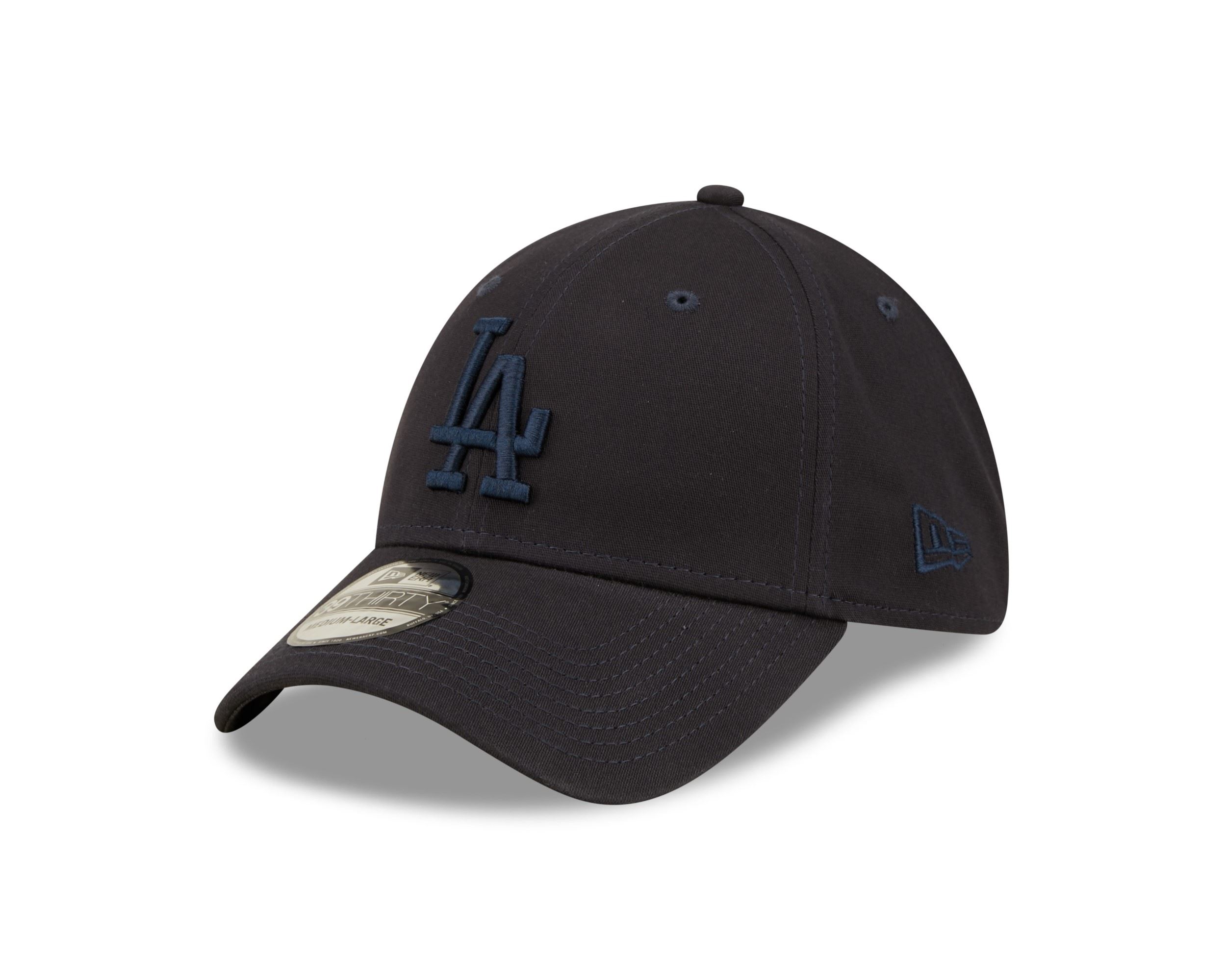 Los Angeles Dodgers MLB League Essential Tonal Navy 39Thirty Stretch Cap New Era