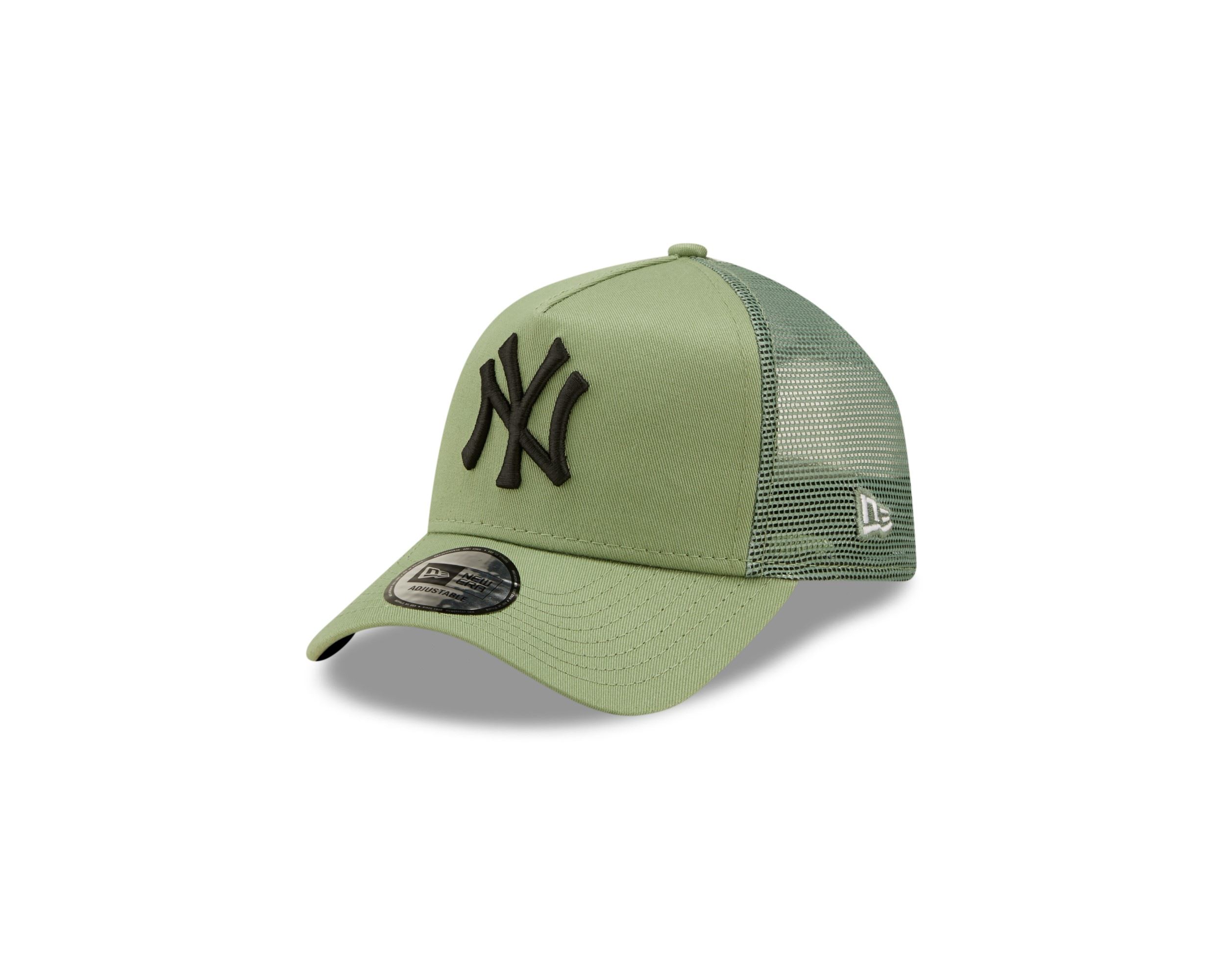 New York Yankees MLB League Essential Jade 9Forty Kids A-Frame Adjustable Trucker Cap New Era