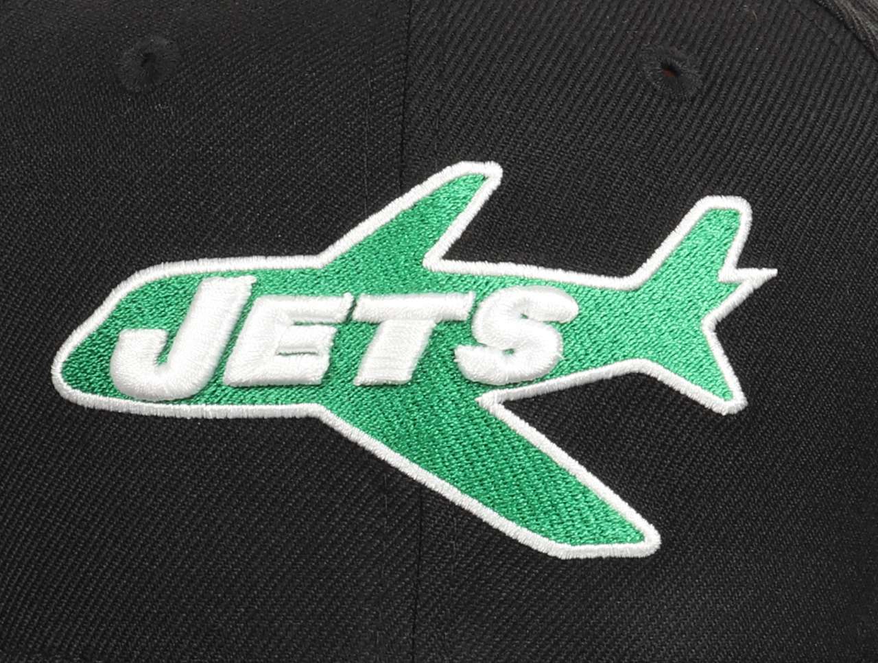 New York Jets NFL Black 9Fifty Original Fit Snapback Cap New Era