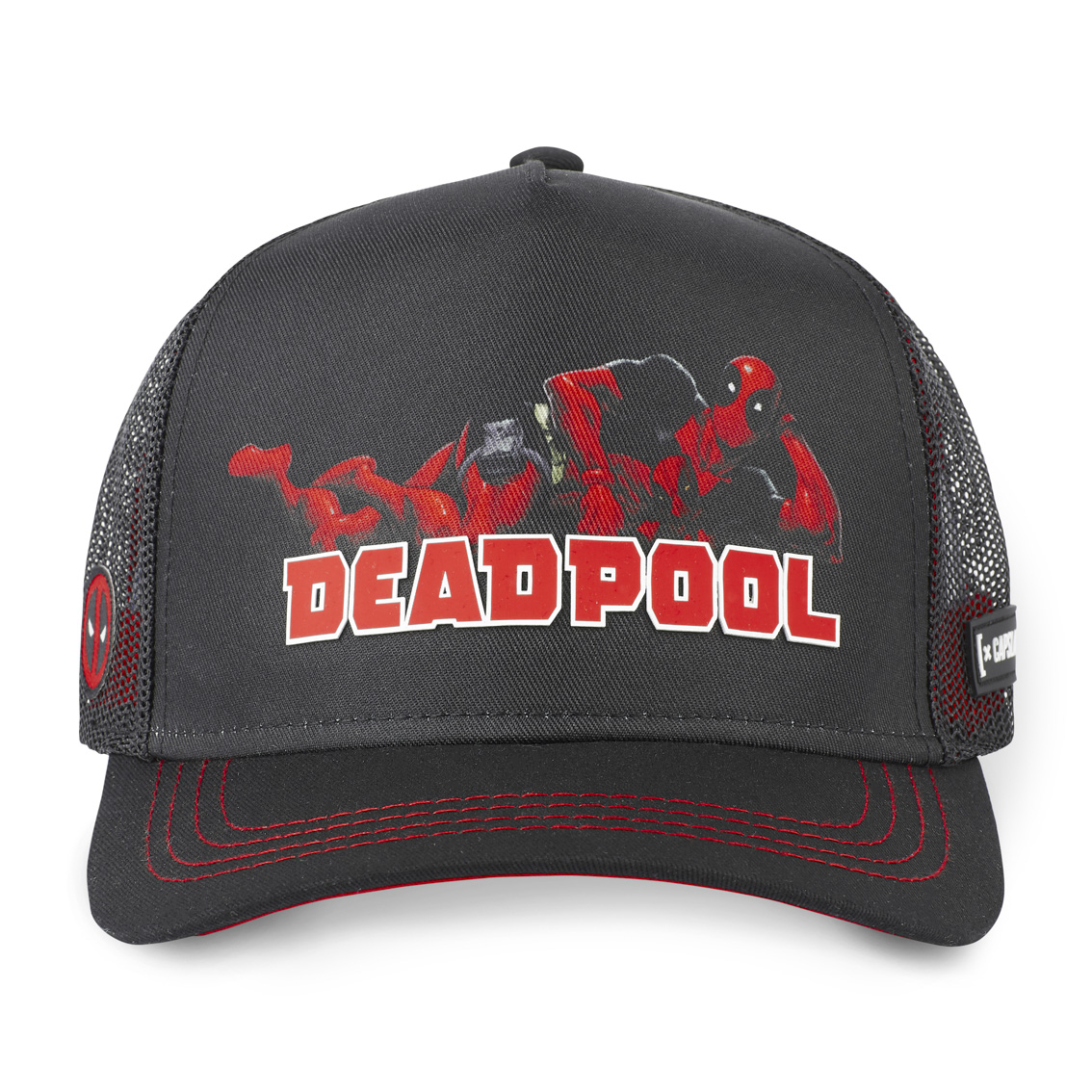 Deadpool Marvel Black Trucker Cap Capslab