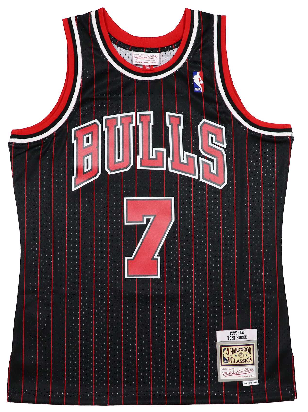 Toni Kukoc #7 Chicago Bulls NBA Swingman Mitchell & Ness