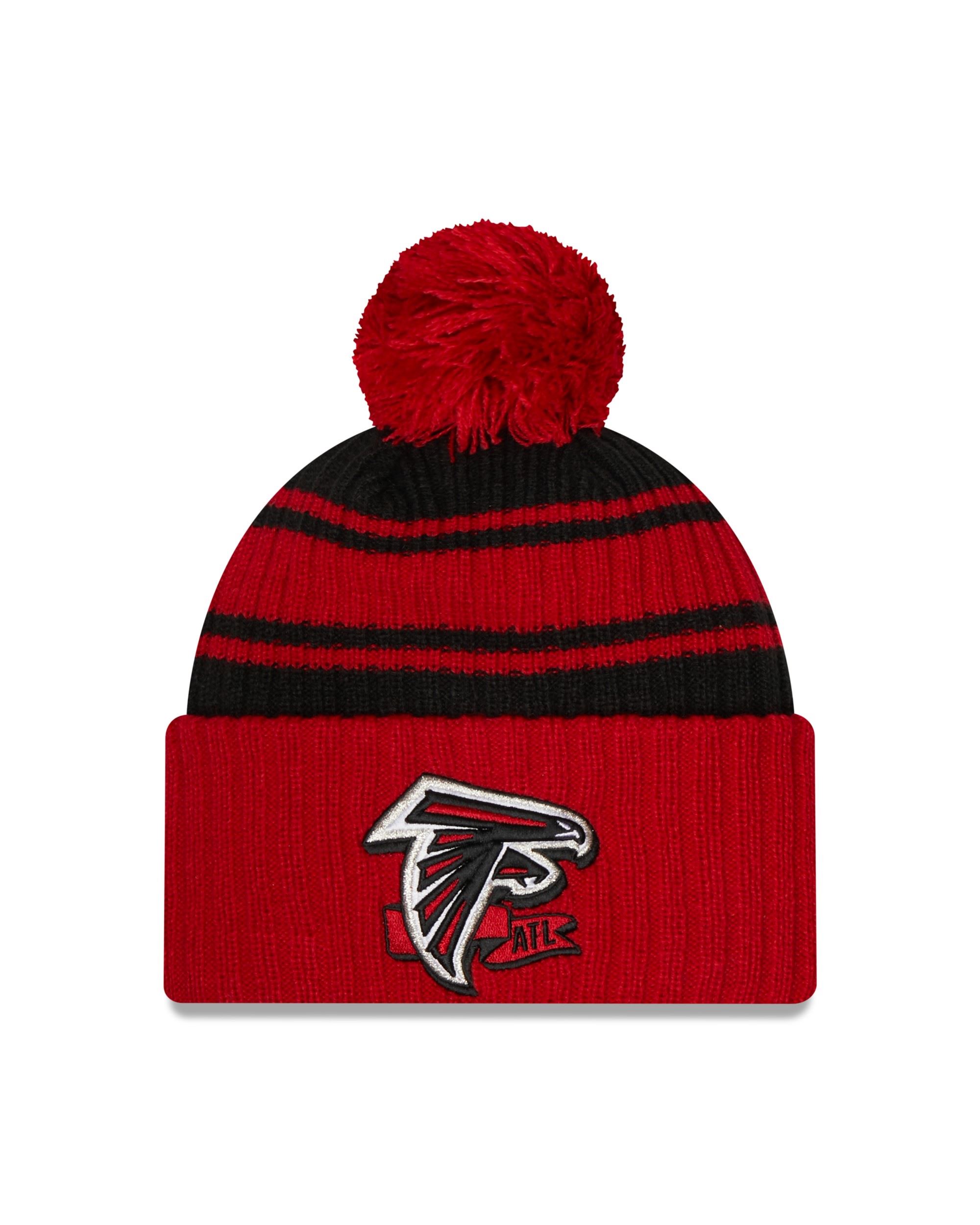 Atlanta Falcons NFL 2022 Sideline Sport Knit Red Black Beanie New Era