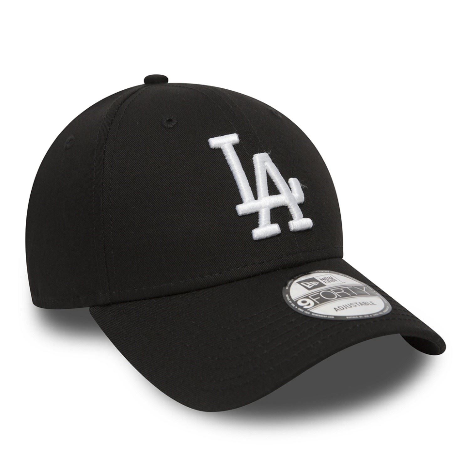 Los Angeles Dodgers League Essential Black 9Forty Adjustable Cap New Era