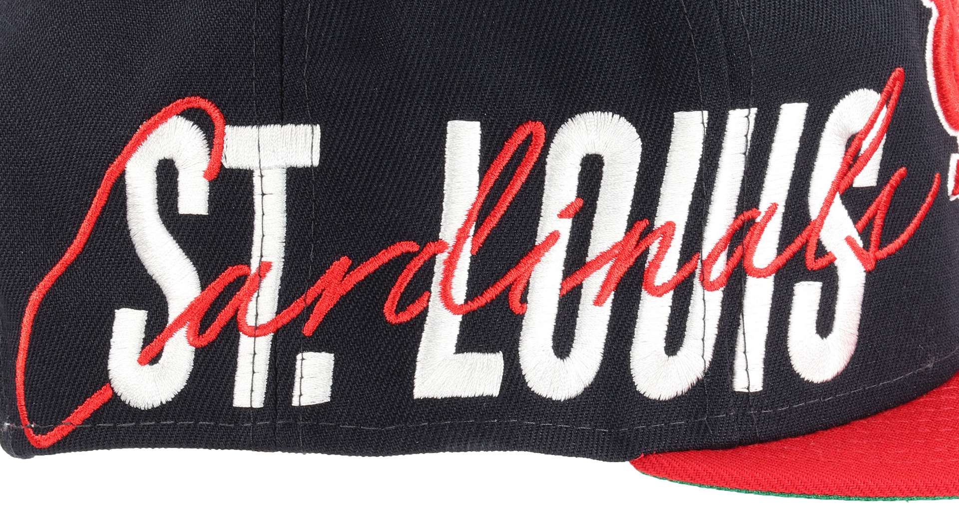 St. Louis Cardinals Sidefont Navy / Red 9Fifty Snapback Cap New Era