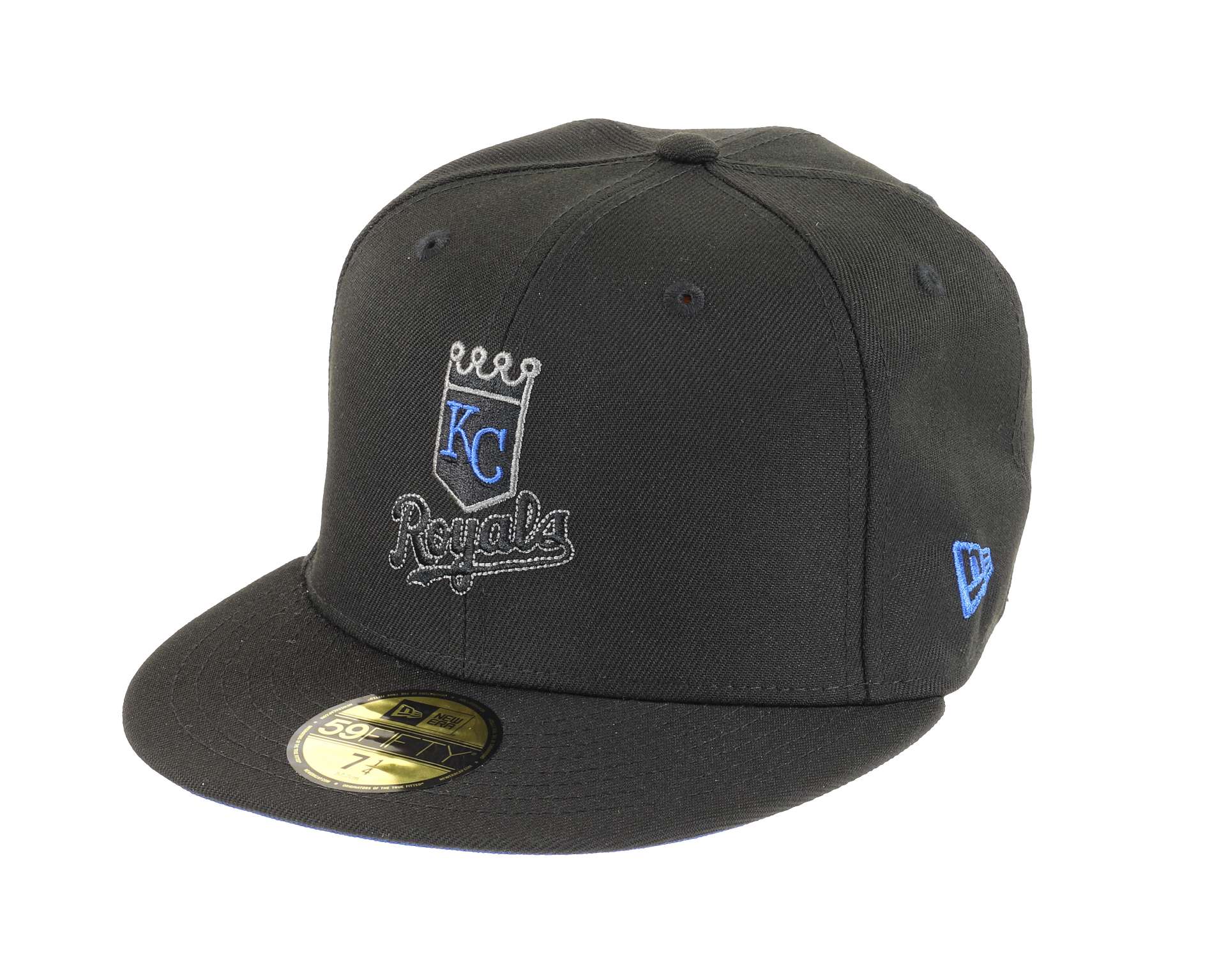 Kansas City Royals MLB Sidepatch 40th Anniversary Black Cooperstown 59Fifty Basecap New Era