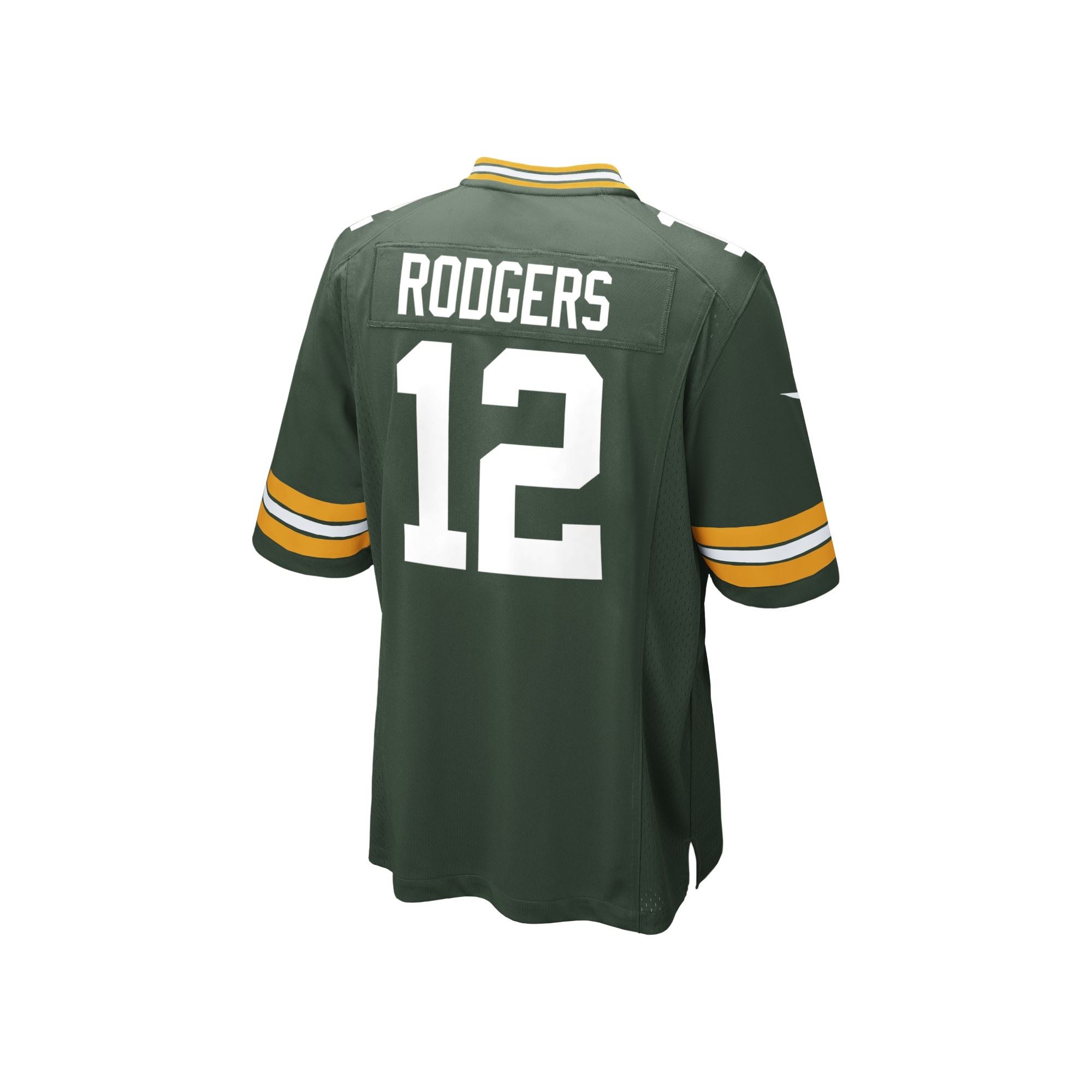 Aaron Rogers #12 Green Bay Packers NFL Game Team Colour Jersey Nike