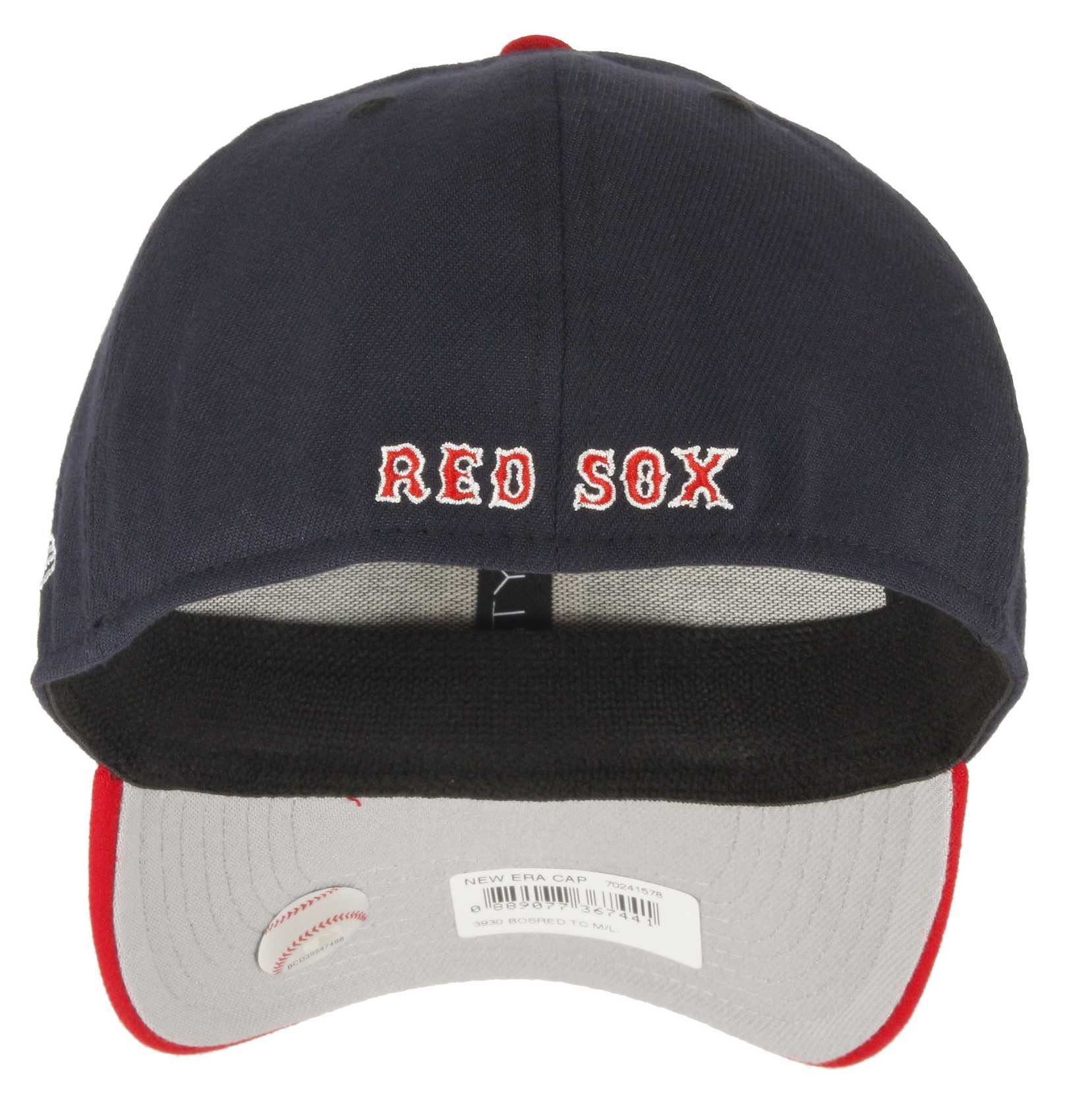 Boston Red Sox MLB Essential Navy / Red 39Thirty Stretch Cap New Era