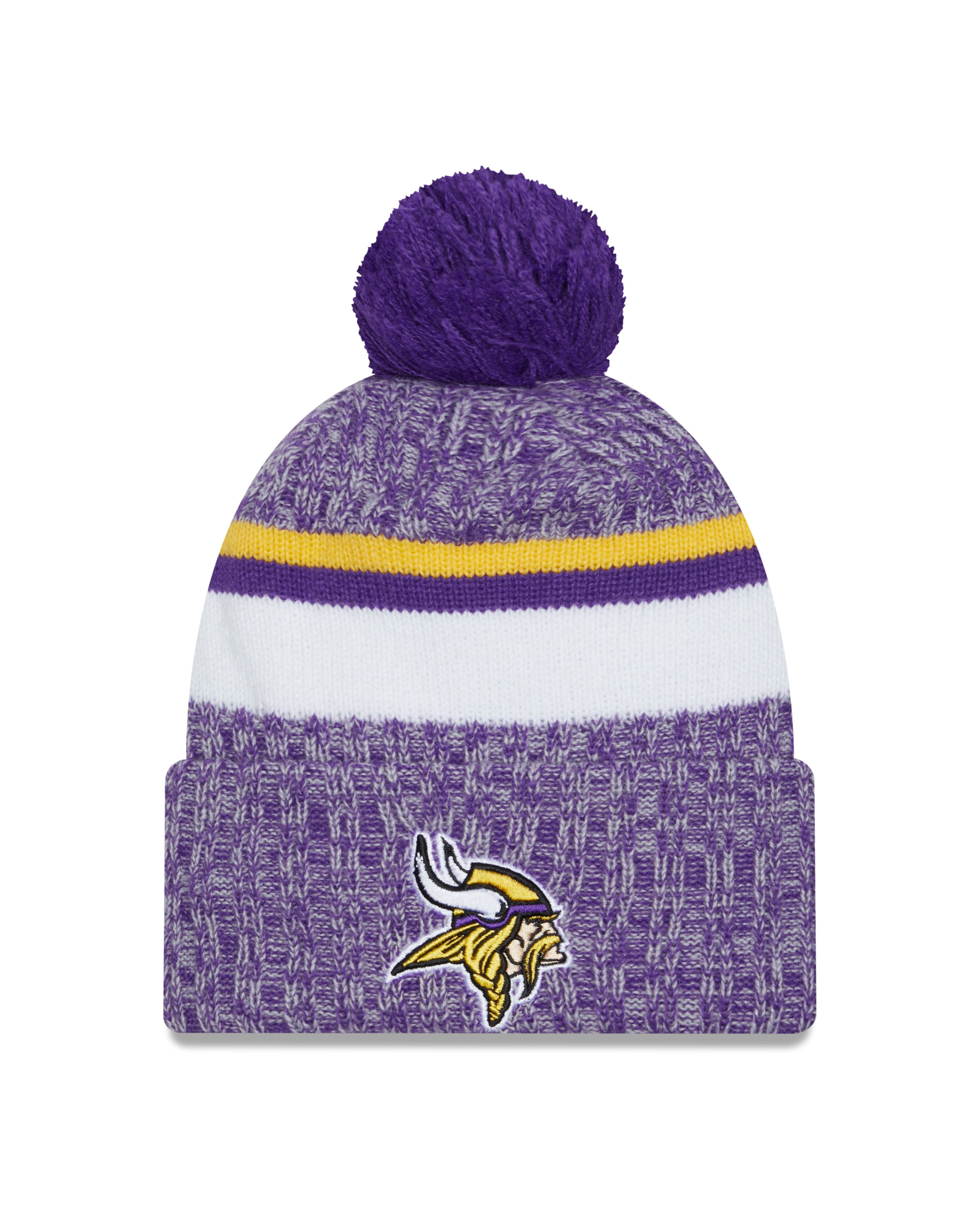 Minnesota Vikings NFL 2023  Sideline Sport Knit OTC Purple Beanie New Era