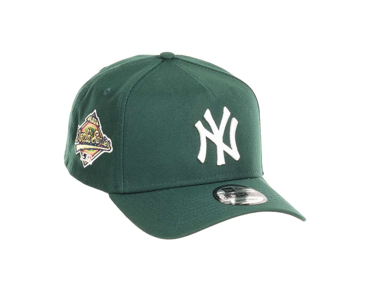New York Yankees MLB World Series 1996 Sidepatch Dark Green 9Forty A-Frame Adjustable Cap New Era