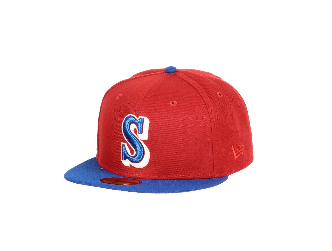 Seattle Mariners MLB Cooperstown 30th Anniversary Sidepatch Red Blue 59Fifty Basecap New Era