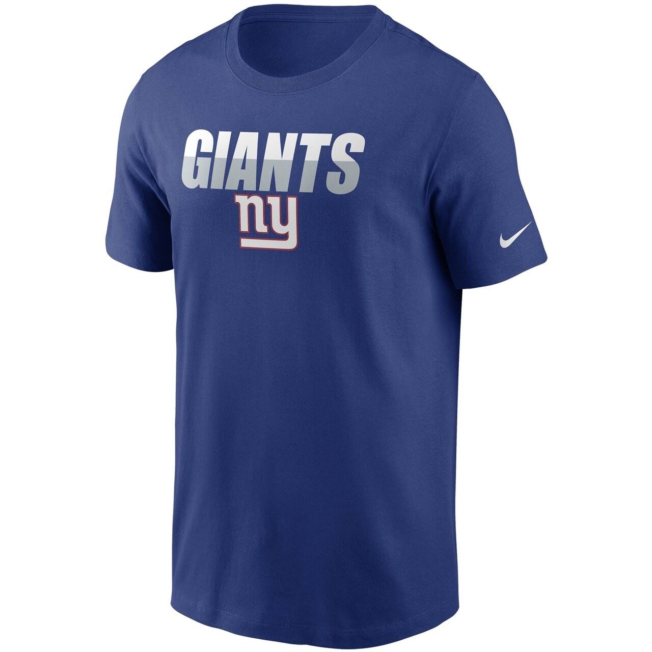 New York Giants NFL Split Team Name Essential Tee College Navy T-Shirt Nike