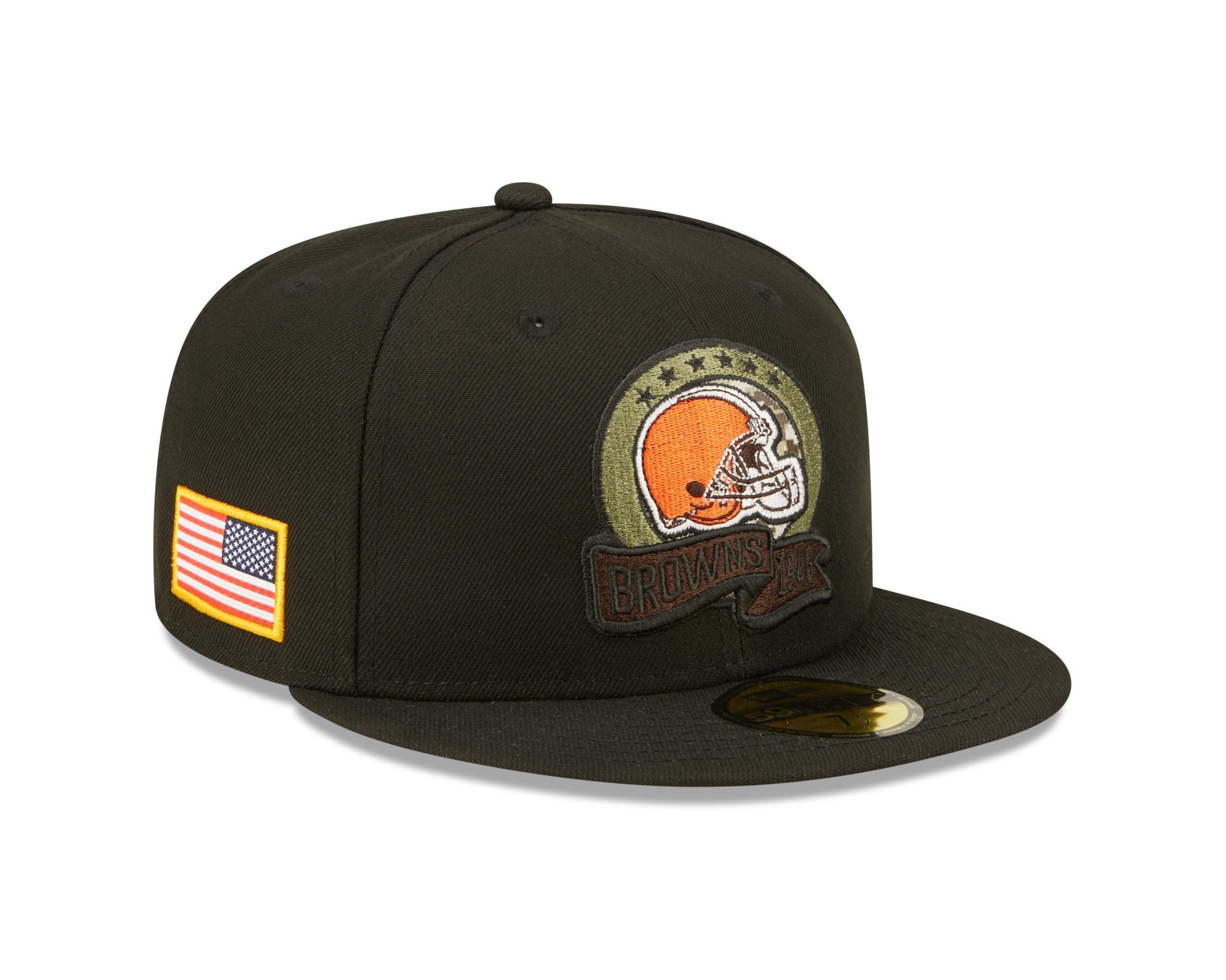Cleveland Browns NFL Salute to Service 2022 Black 59Fifty Basecap New Era