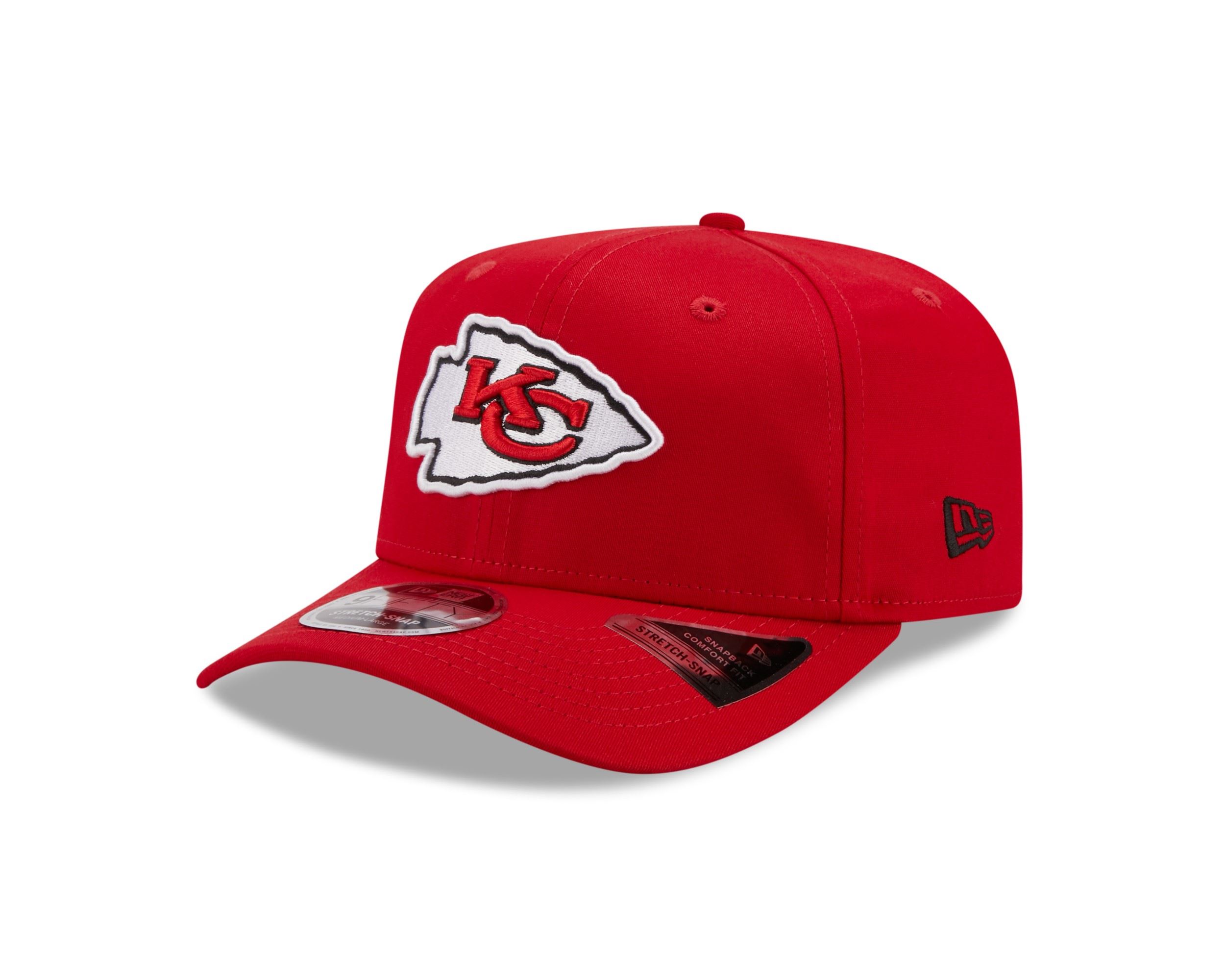 Kansas City Chiefs NFL Team Colour Scarlet 9Fifty Stretch Snapback Cap New Era