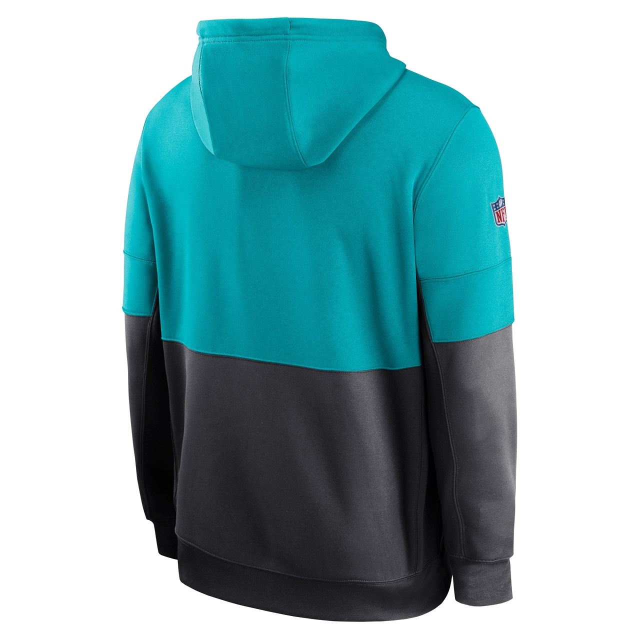 Miami Dolphins NFL Team Name Lockup Therma Pullover Turbo Green / Anthracite Hoody Nike