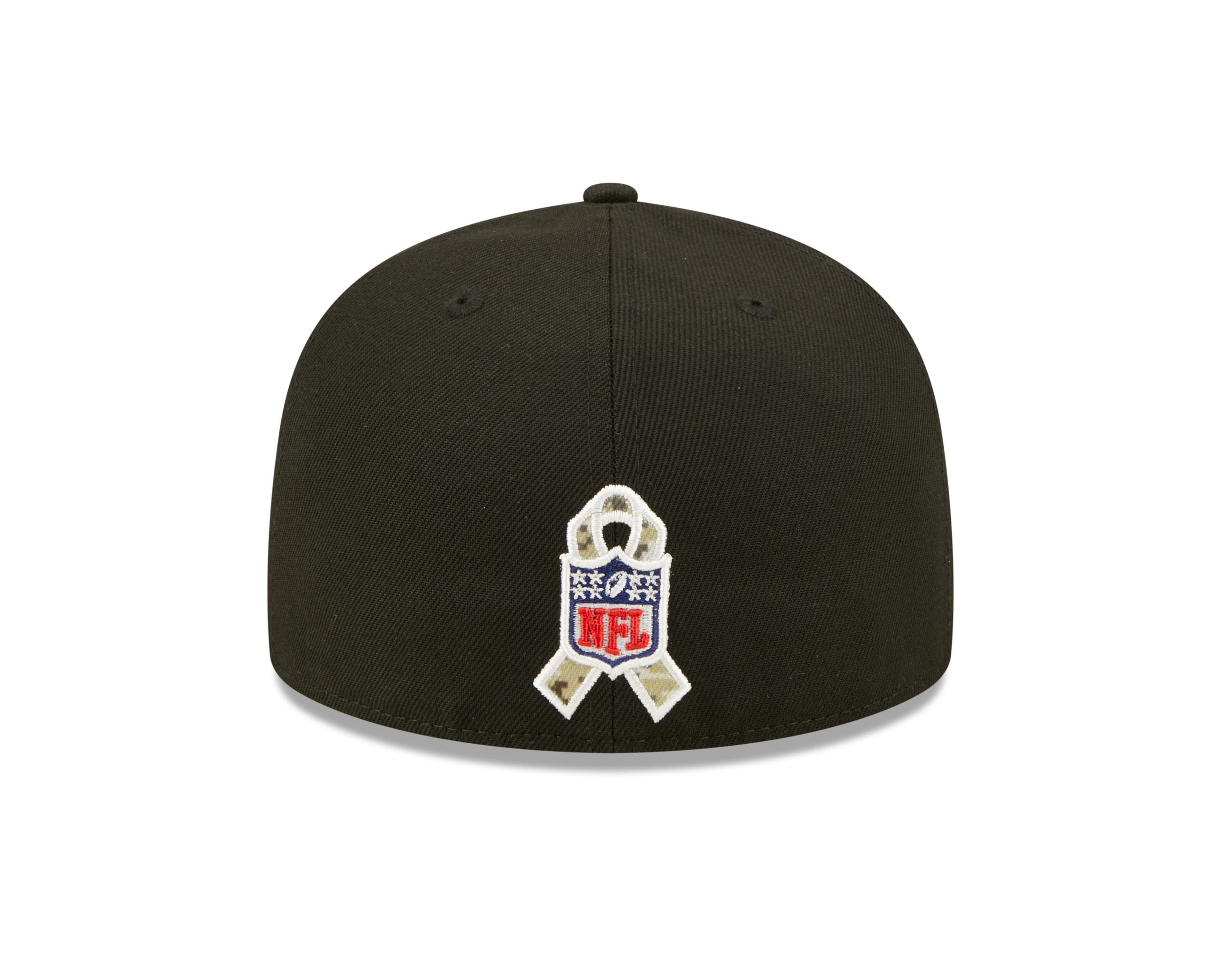 New York Giants NFL Salute to Service 2022 Black 59Fifty Basecap New Era