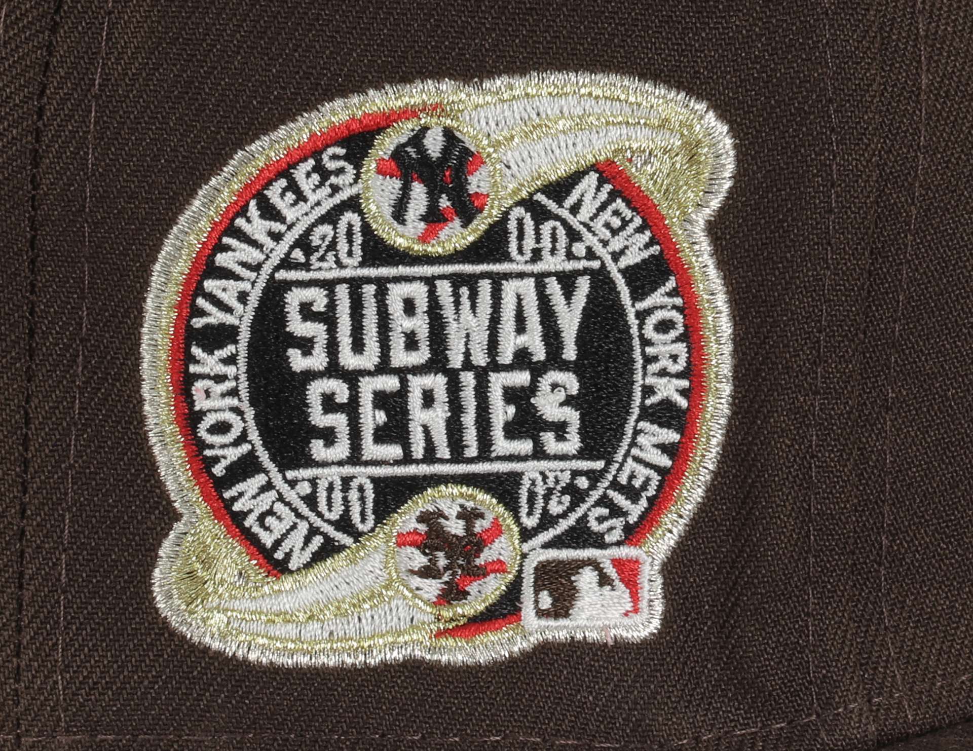 New York Yankees Sidepatch MLB Subway Series Walnut Camel 59Fifty Basecap New Era
