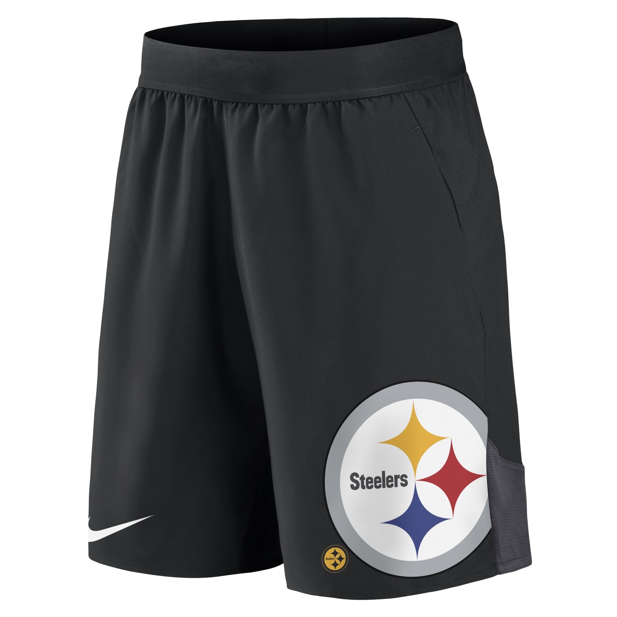 Pittsburgh Steelers NFL Stretch Woven Short Black / Anthracite Hose Nike