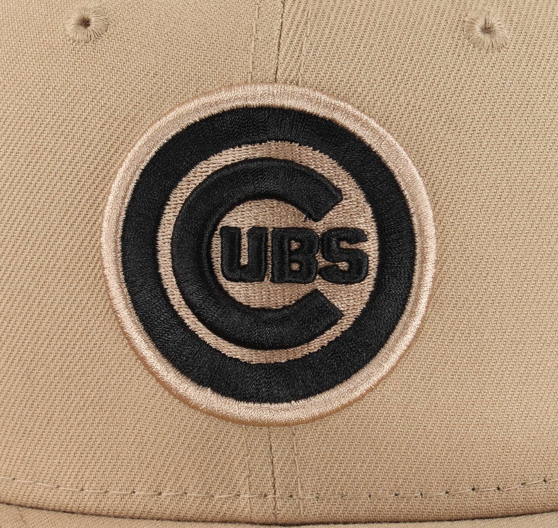 Chicago Cubs MLB Camel Blue Undervisor Cooperstown 59Fifty Basecap New Era