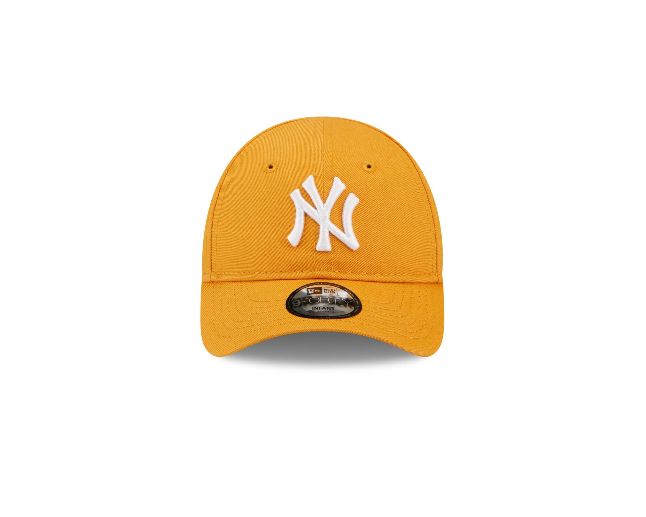 New York Yankees MLB League Essential Yellow Sand White 9Forty Infant Cap New Era
