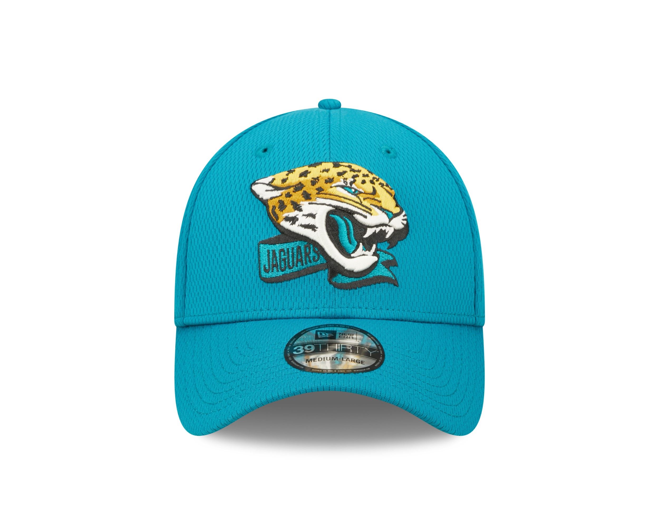 Jacksonville Jaguars NFL 2022 Sideline Blue 39Thirty Stretch Cap New Era